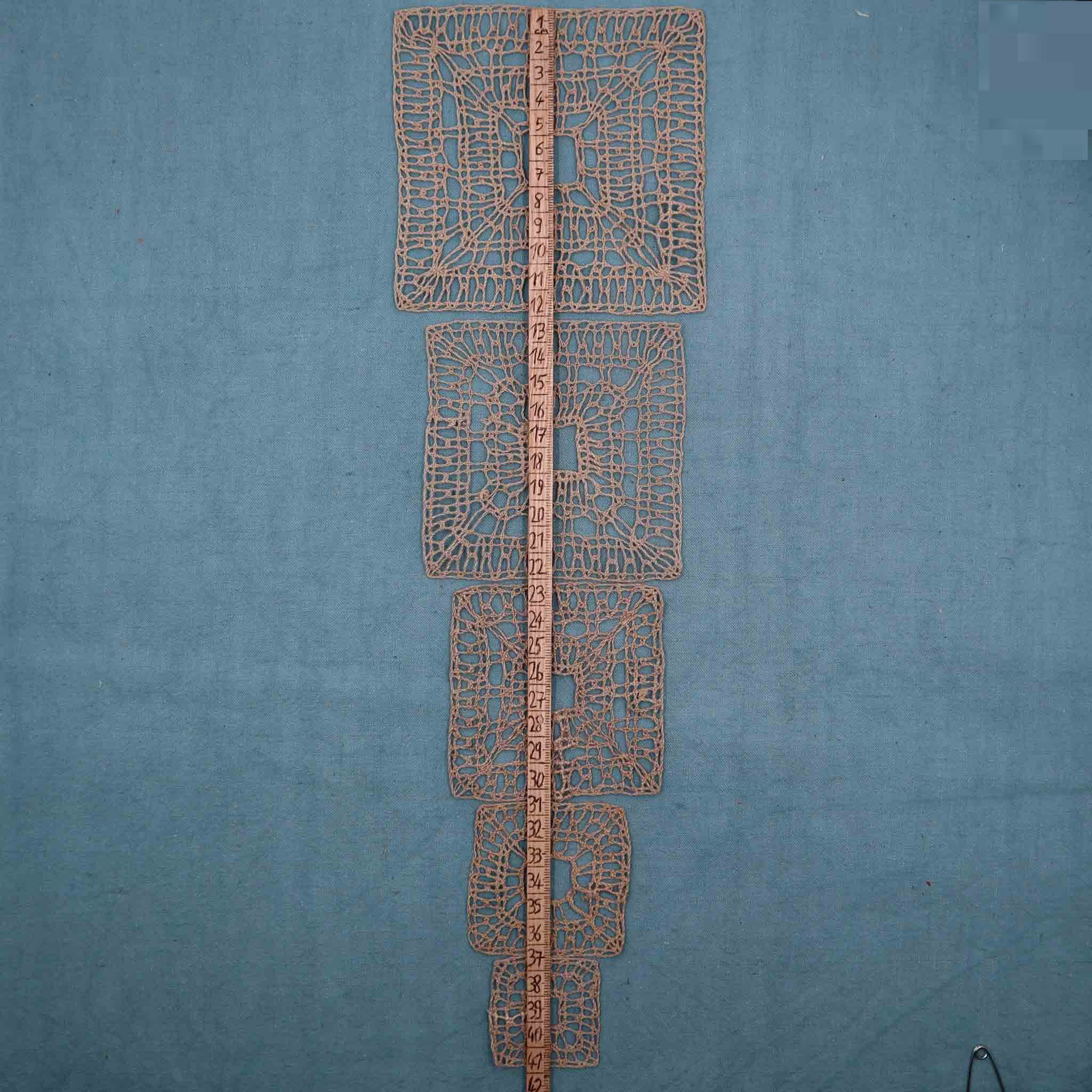 Insert Handmade Linen Lace - Bobbins&Needles