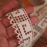 Cotton Bobbin Lace Trim - Bobbins&Needles