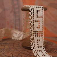 Cotton Bobbin Lace Trim - Bobbins&Needles