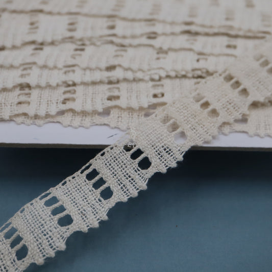 32m Handmade Linen Lace – French Bobbin Lace Trim – Wholesale Supply - Bobbins&Needles