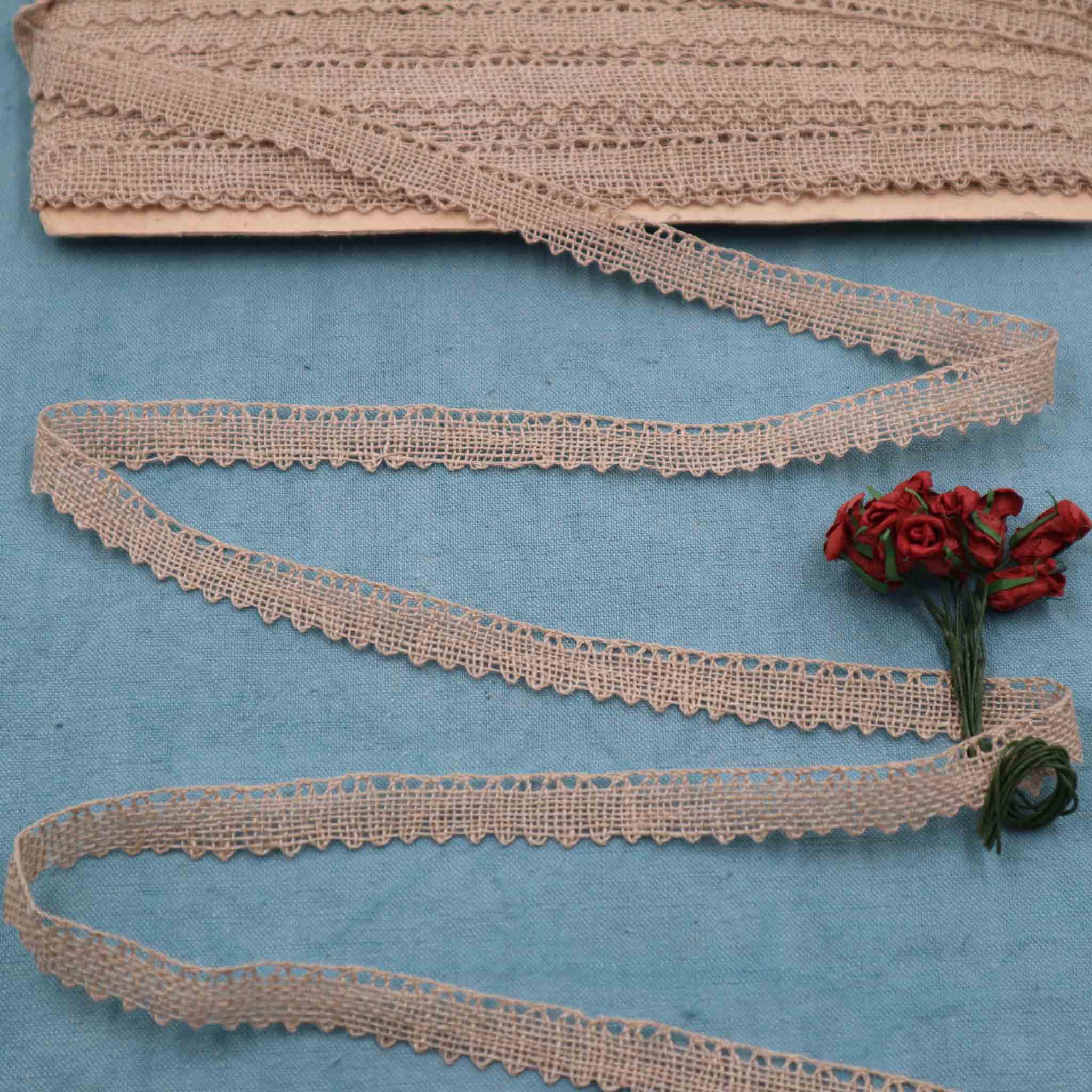 Handmade Linen Lace Trim - Bobbins&Needles