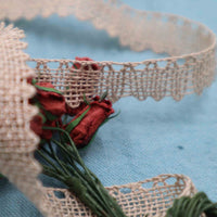 Handmade Linen Lace Trim - Bobbins&Needles