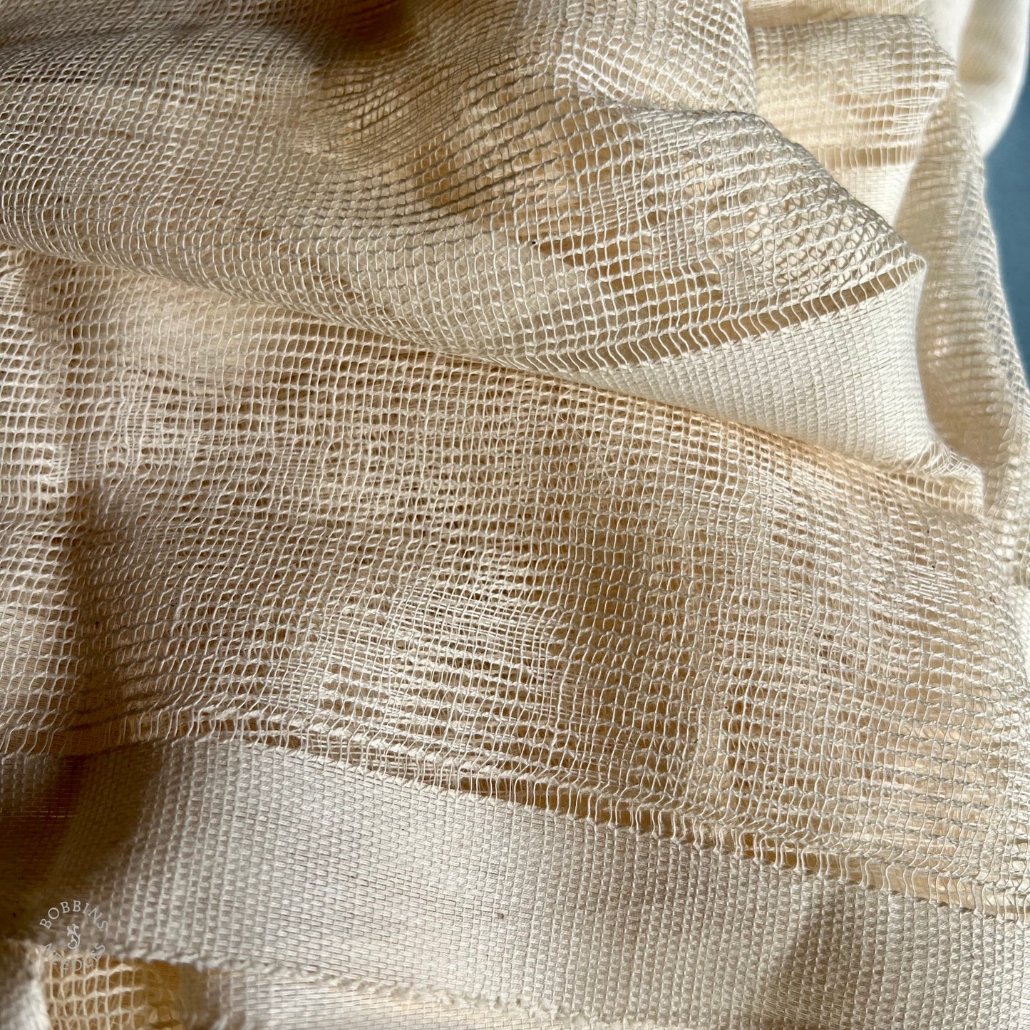 14m Antique linen openwork insertion panel — Belgian drawn-thread textile