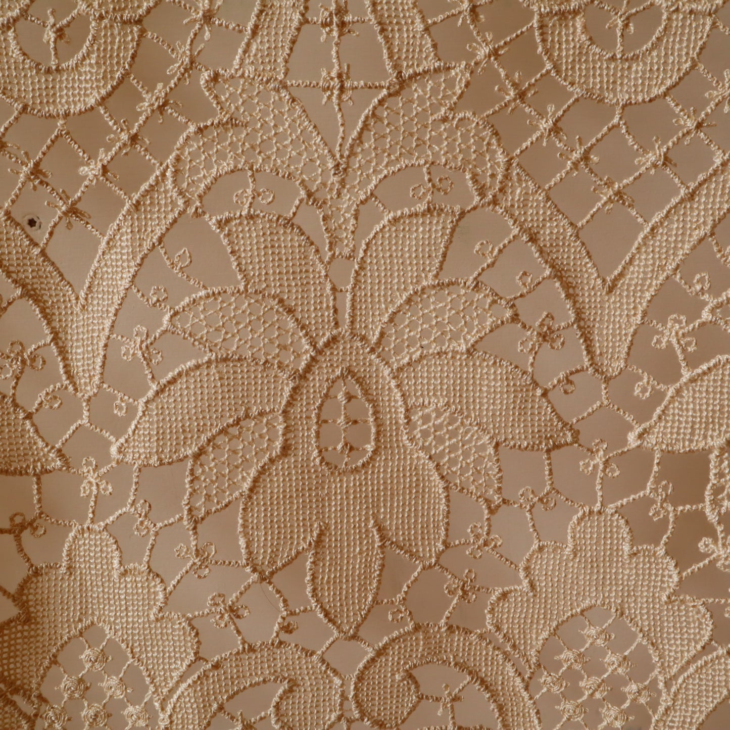 Antique Belgian Linen Curtain with Handmade Bruges Duchesse Lace – 300 × 230 cm drop