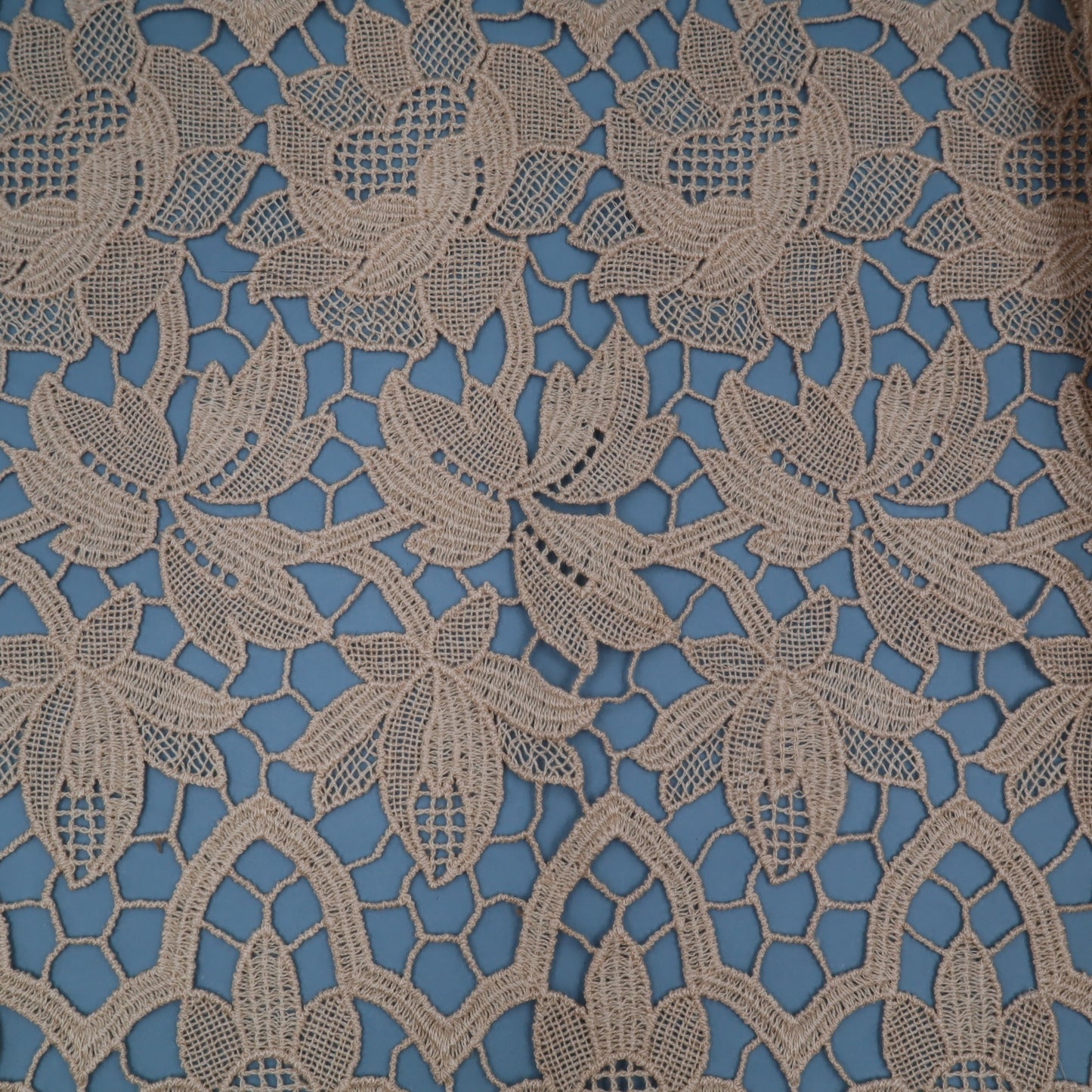 Antique Belgian Curtain – Swiss Linen Panel with Bruges Lace Border – 150 × 220 cm
