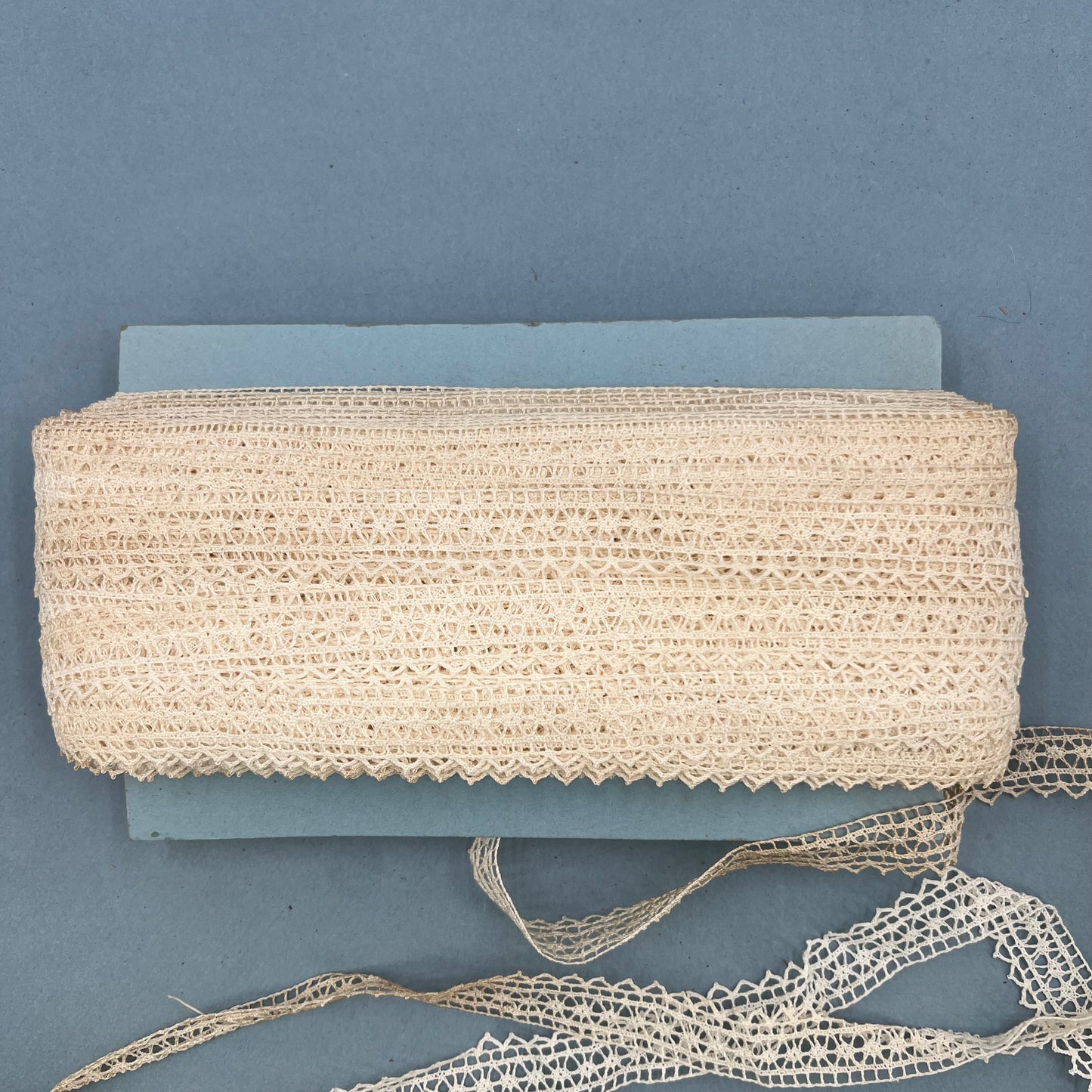 Wholesale Vintage French Lace Trim – 90m – Le Puy-en-Velay Cotton Lace - Bobbins&Needles