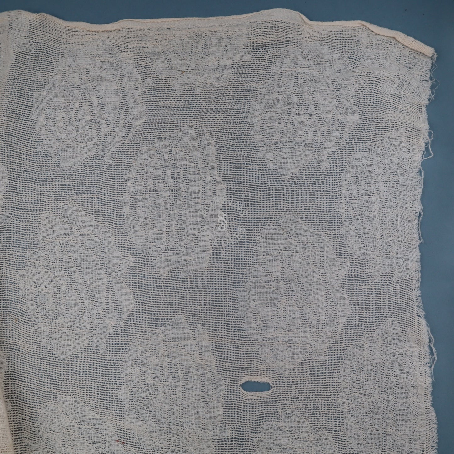 Antique Linen Fabric Panels Set – 2 Large Pieces – Vintage Sheer Linen - Bobbins&Needles