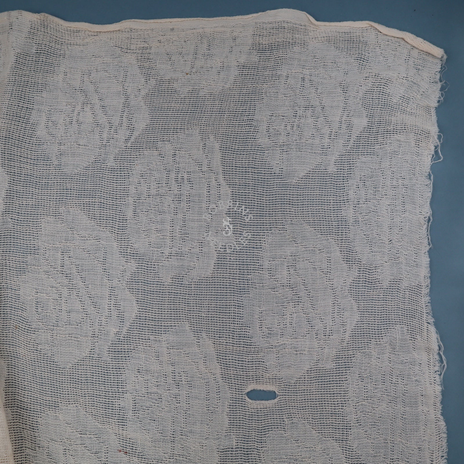 Antique Linen Fabric Panels Set – 2 Large Pieces – Vintage Sheer Linen - Bobbins&Needles