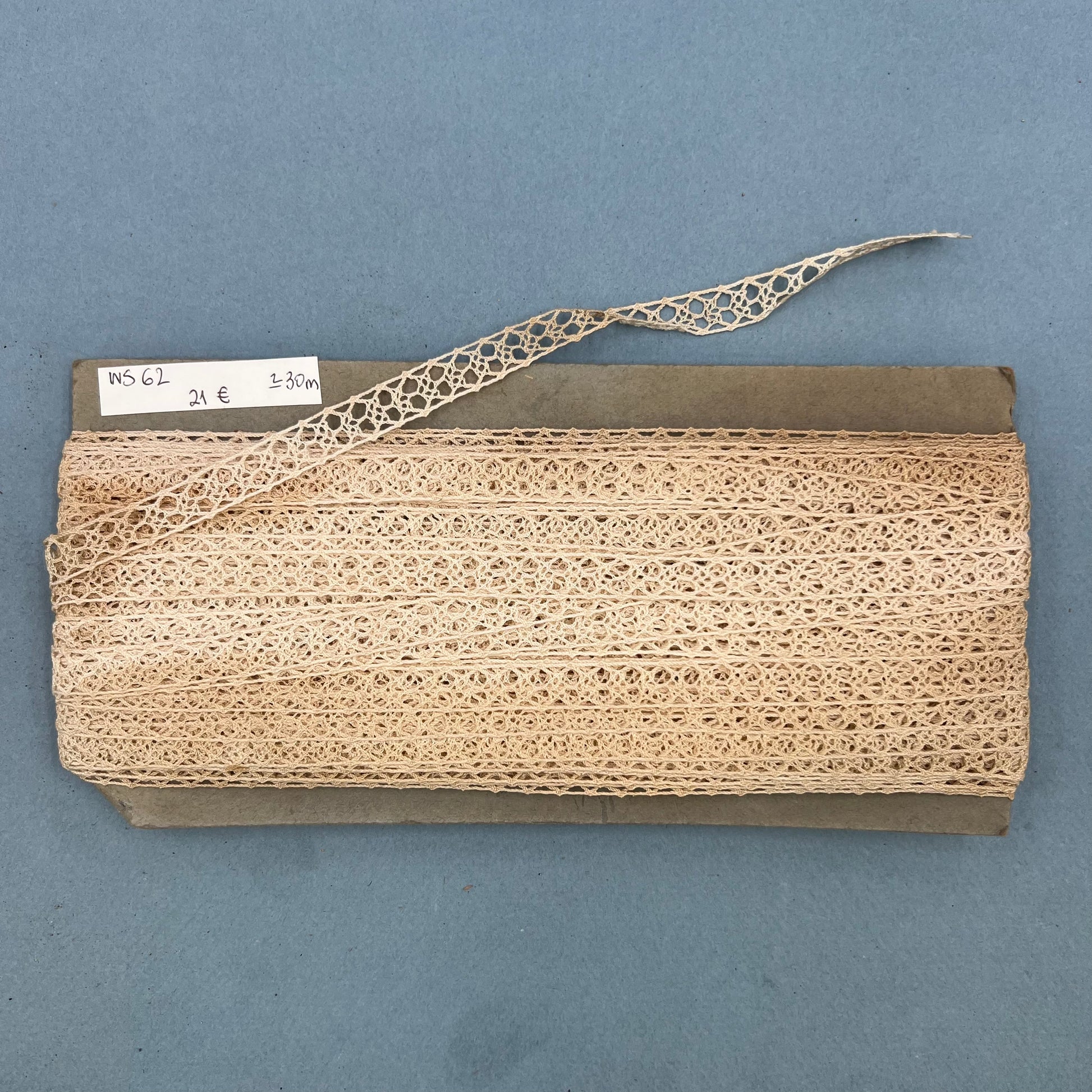 Wholesale Vintage French Lace Trim – 30m – Le Puy-en-Velay Cotton Lace - Bobbins&Needles