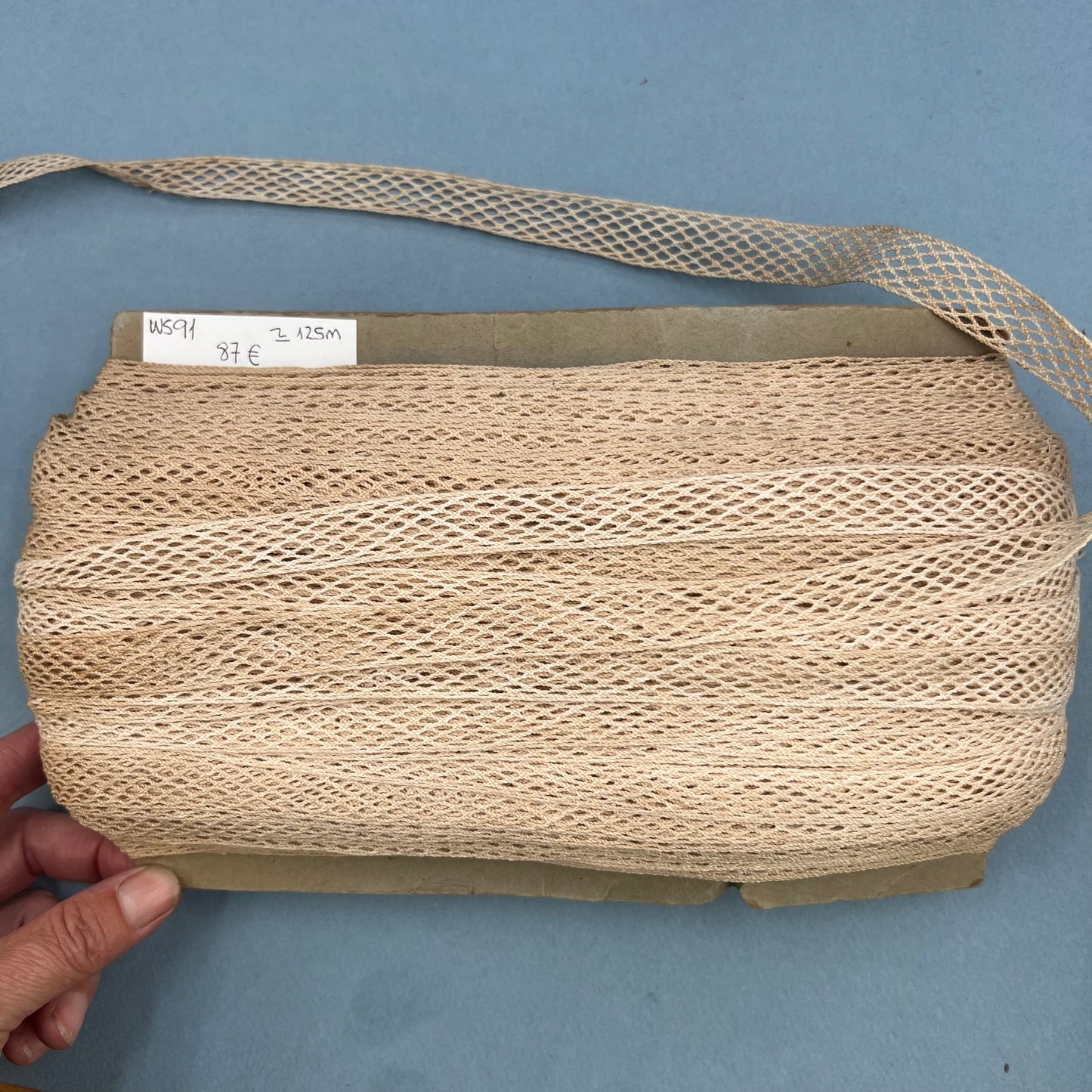 Wholesale Vintage French Lace Trim – 125m – Le Puy-en-Velay Cotton Lace - Bobbins&Needles