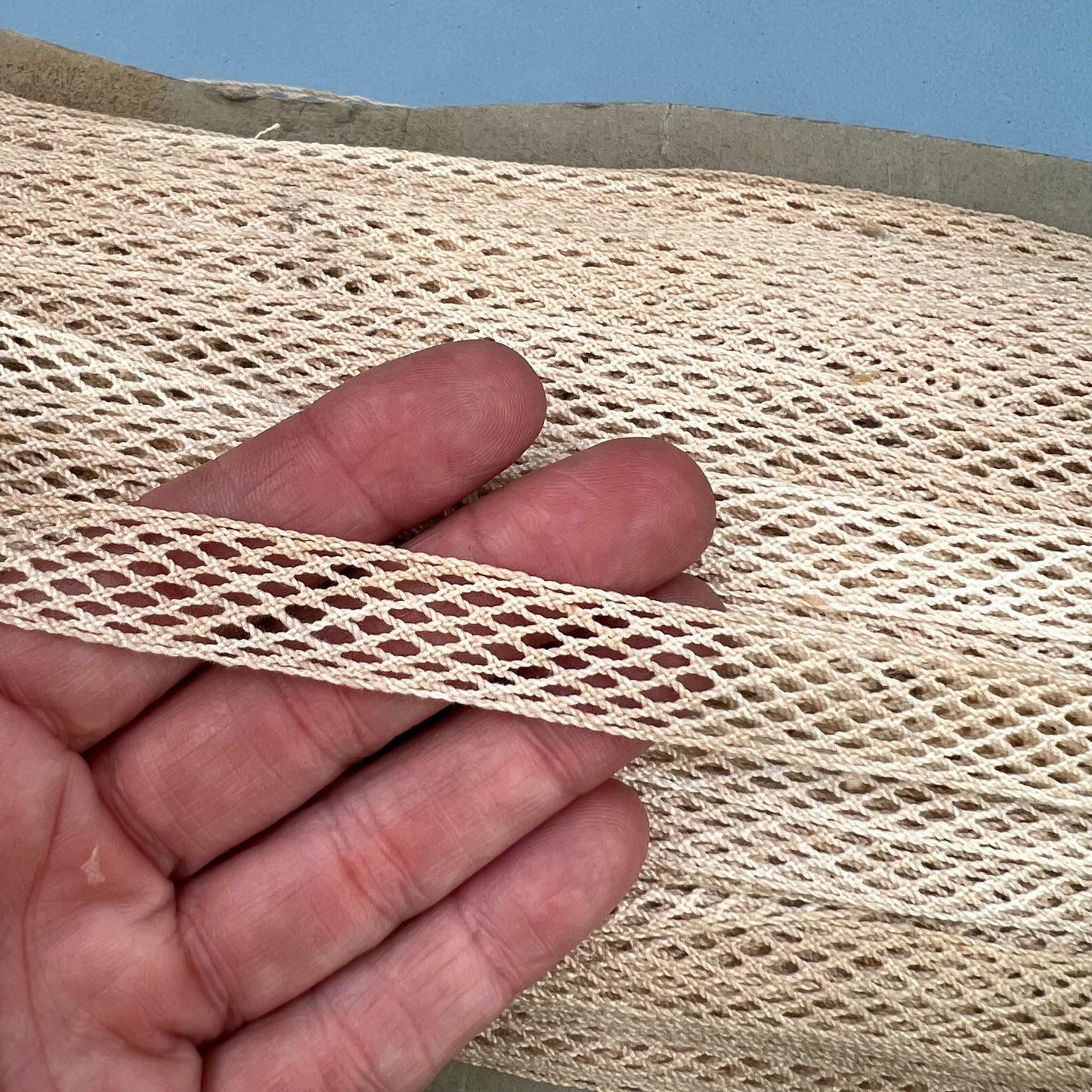 Wholesale Vintage French Lace Trim – 125m – Le Puy-en-Velay Cotton Lace - Bobbins&Needles