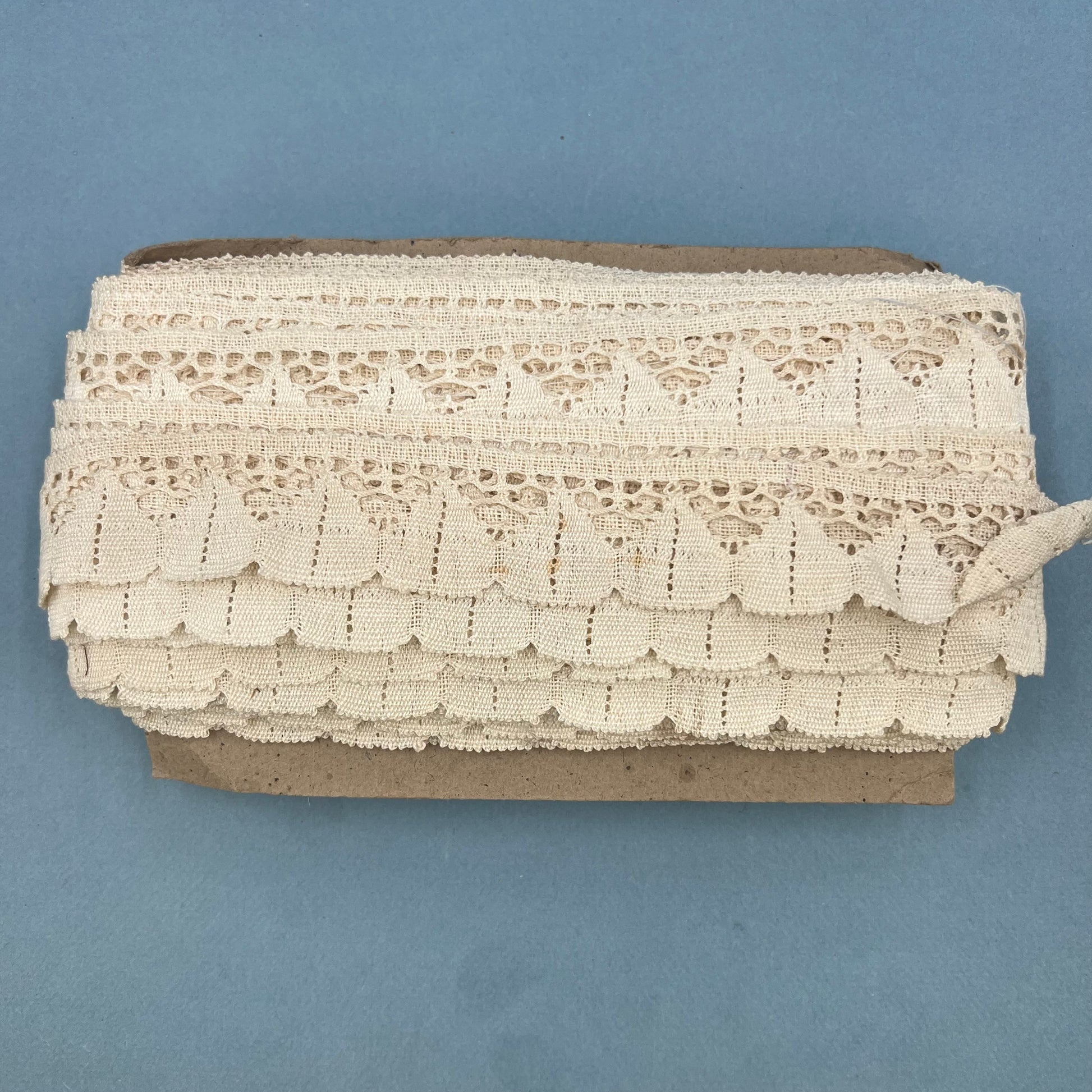 Wholesale Vintage French Lace Trim – 33m – Le Puy-en-Velay Cotton Lace - Bobbins&Needles