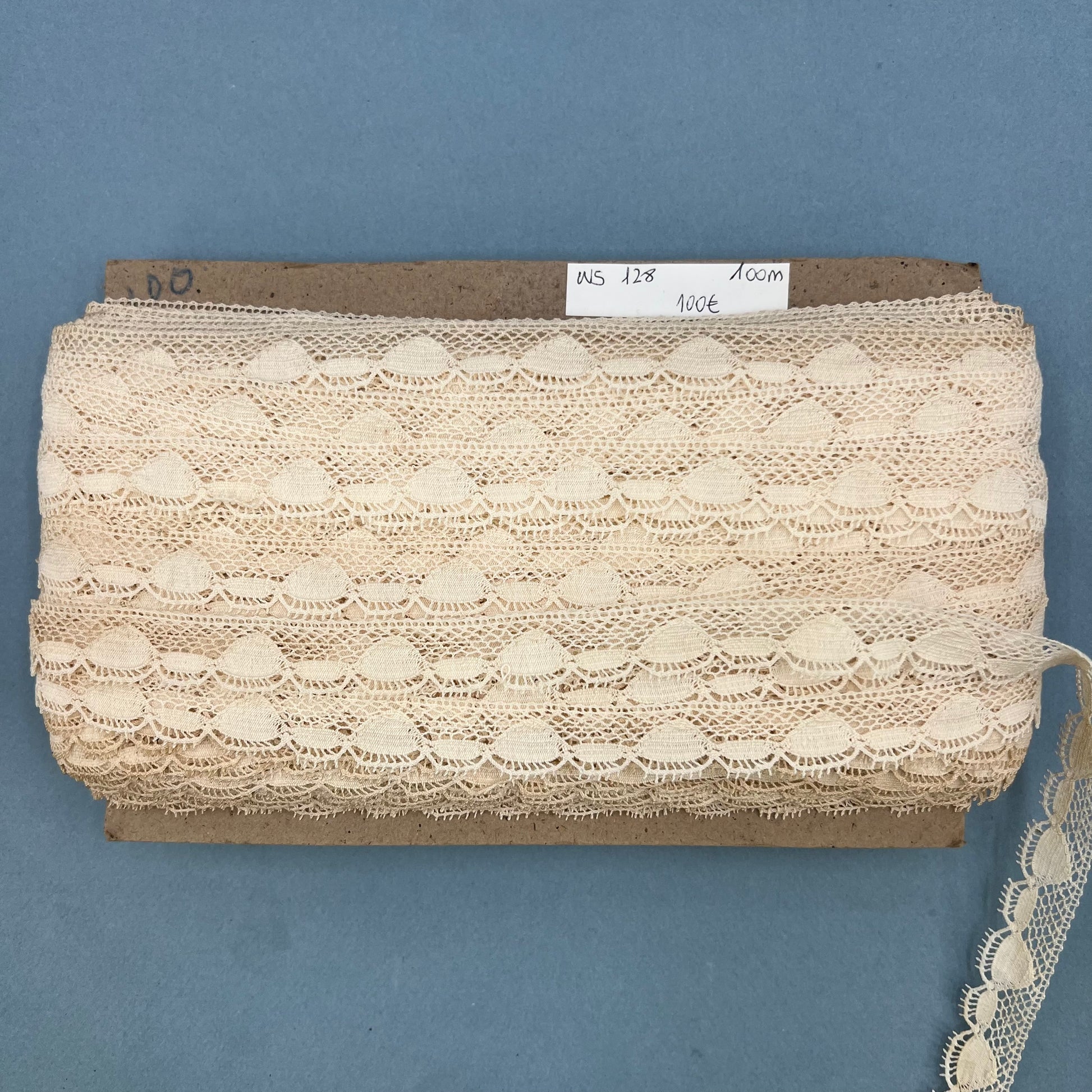 Wholesale Vintage French Lace Trim – 100m – Le Puy-en-Velay Cotton Lace - Bobbins&Needles