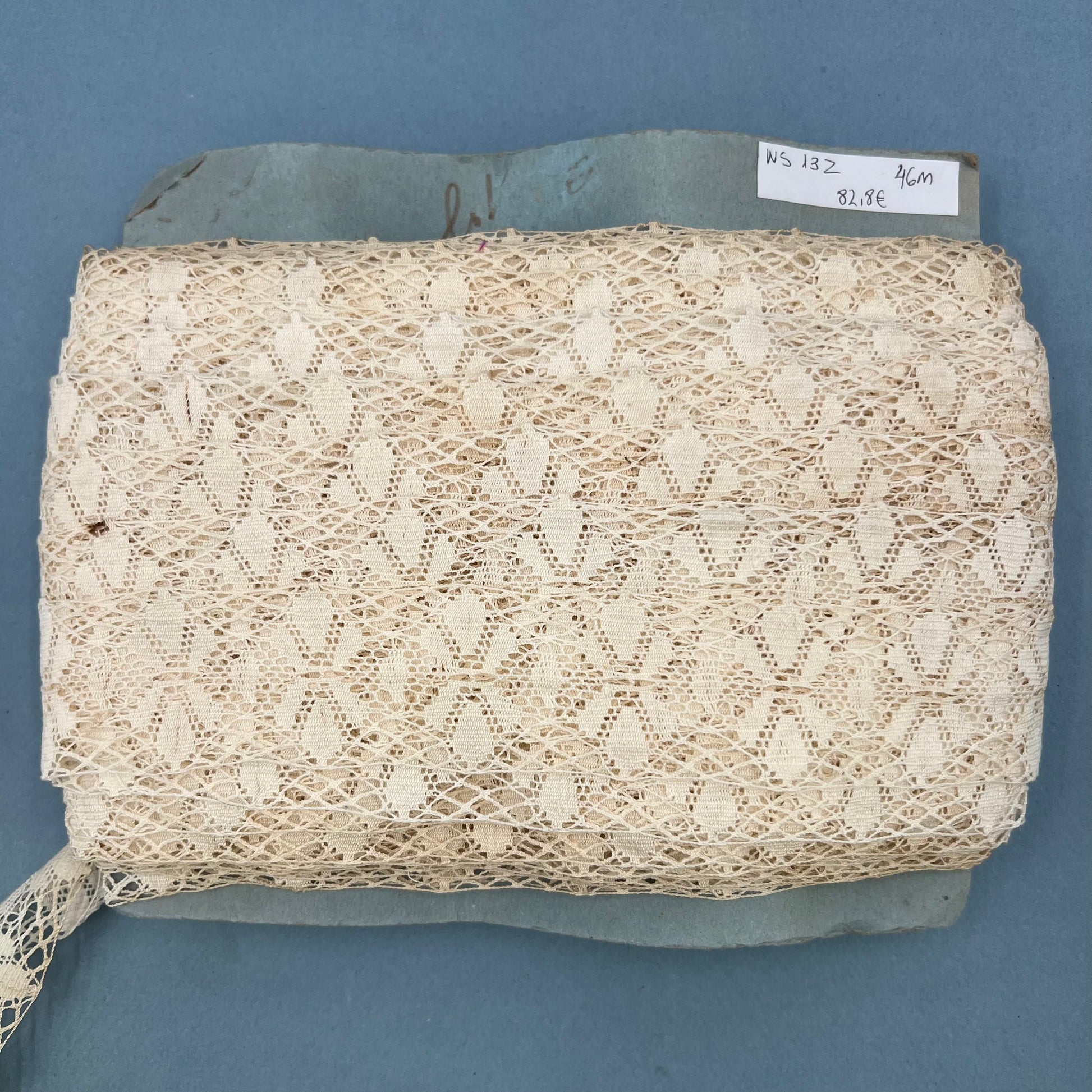 Wholesale Vintage French Lace Trim – 46m – Le Puy-en-Velay Cotton Lace - Bobbins&Needles