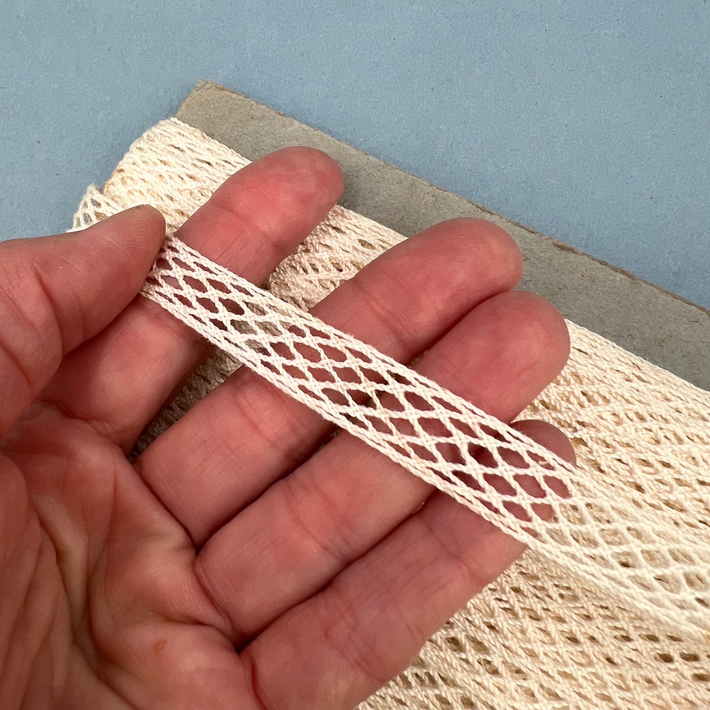 Wholesale Vintage French Lace Trim – 40m – Le Puy-en-Velay Cotton Lace - Bobbins&Needles