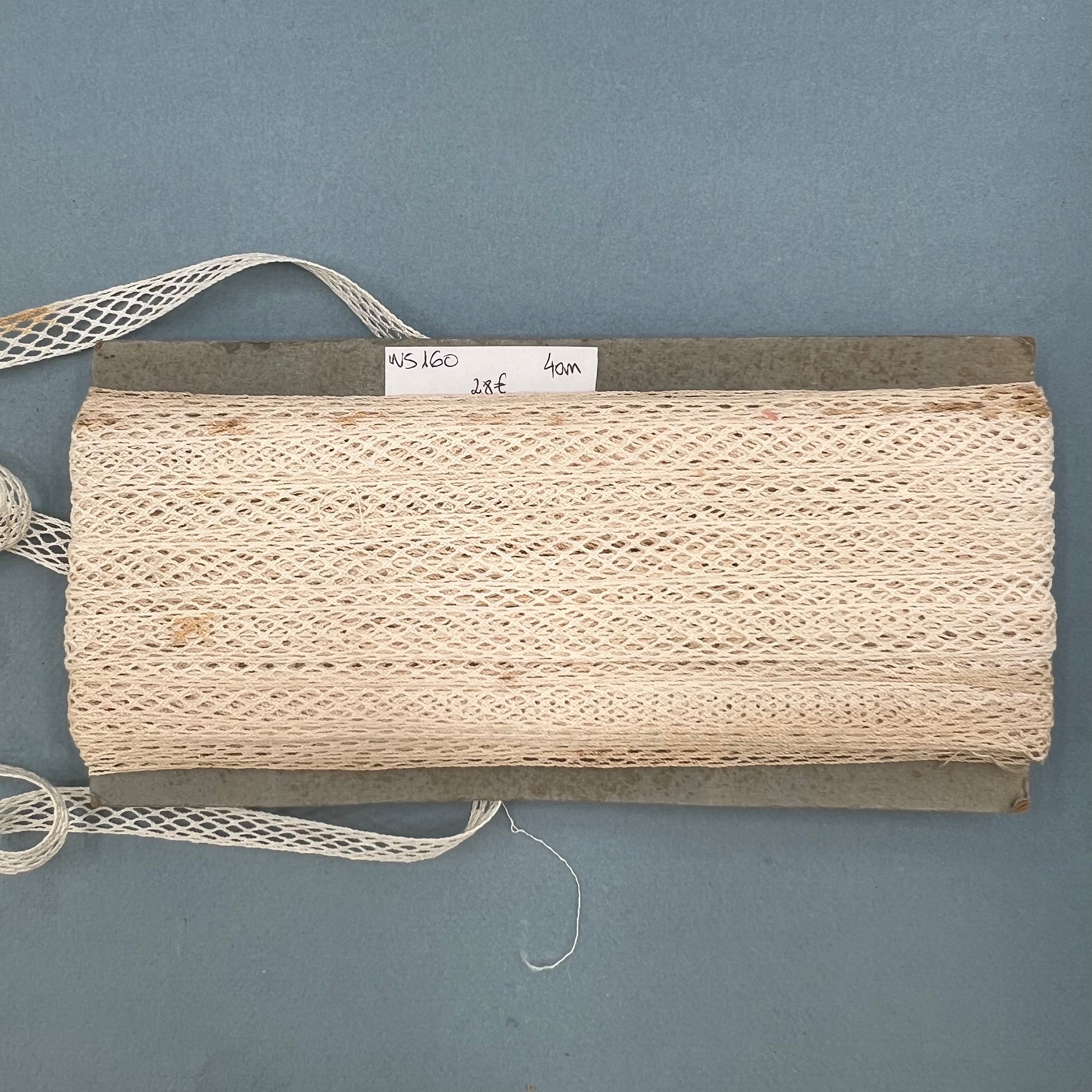 Wholesale Vintage French Lace Trim – 40m – Le Puy-en-Velay Cotton Lace - Bobbins&Needles