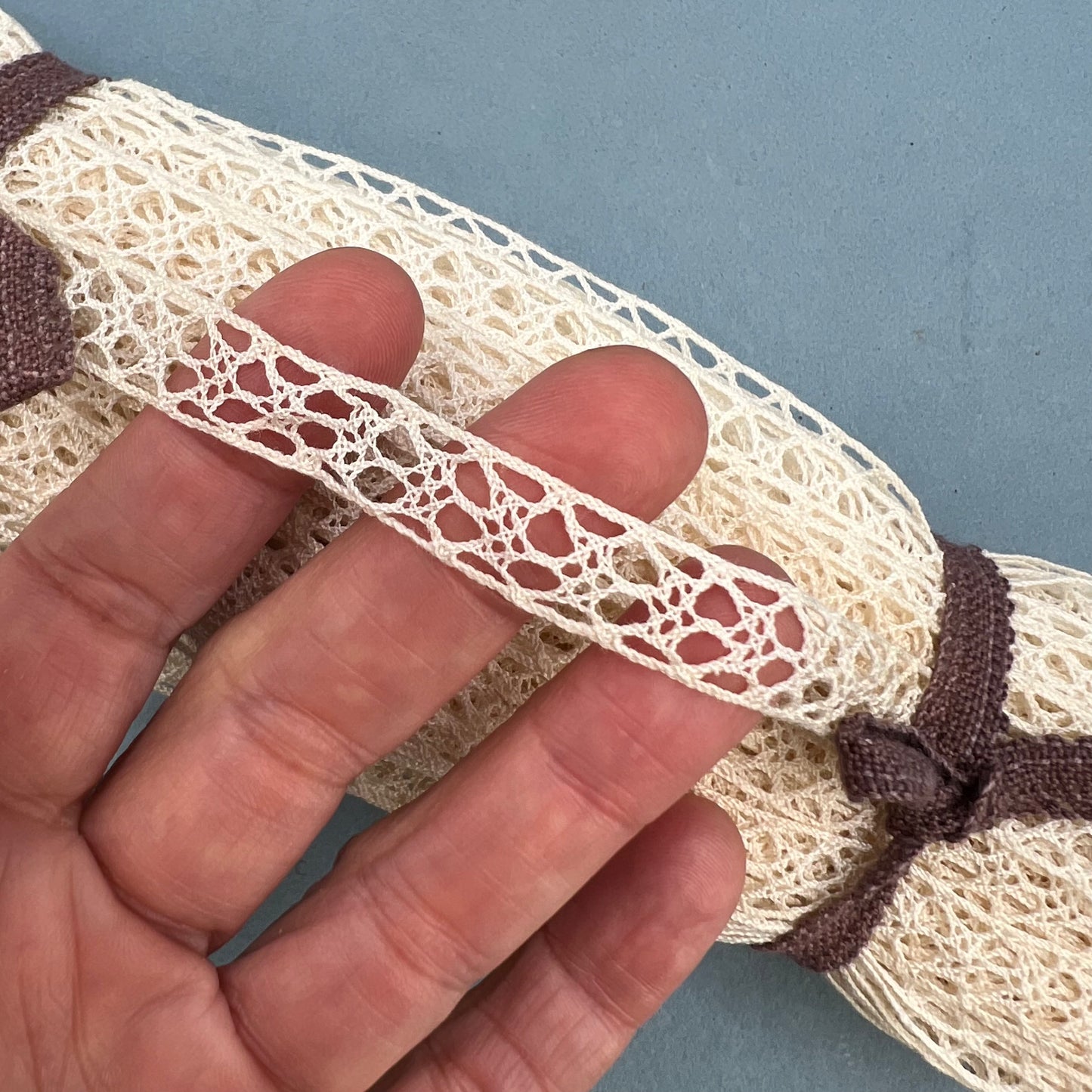 Wholesale Vintage French Lace Trim – 30m – Le Puy-en-Velay Cotton Lace - Bobbins&Needles