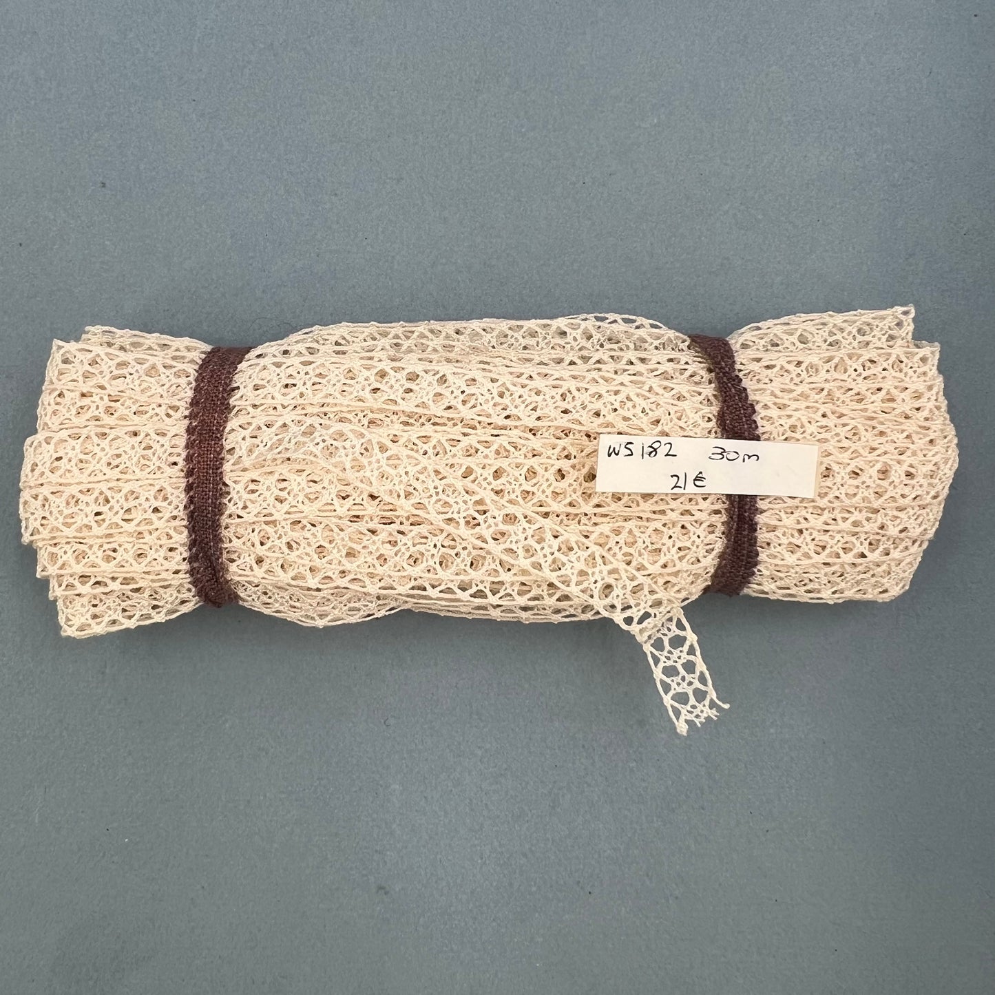 Wholesale Vintage French Lace Trim – 30m – Le Puy-en-Velay Cotton Lace - Bobbins&Needles