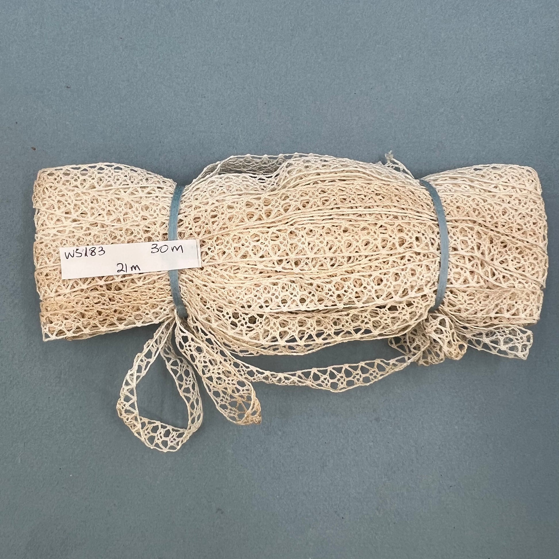 Wholesale Vintage French Lace Trim – 30m – Le Puy-en-Velay Cotton Lace - Bobbins&Needles