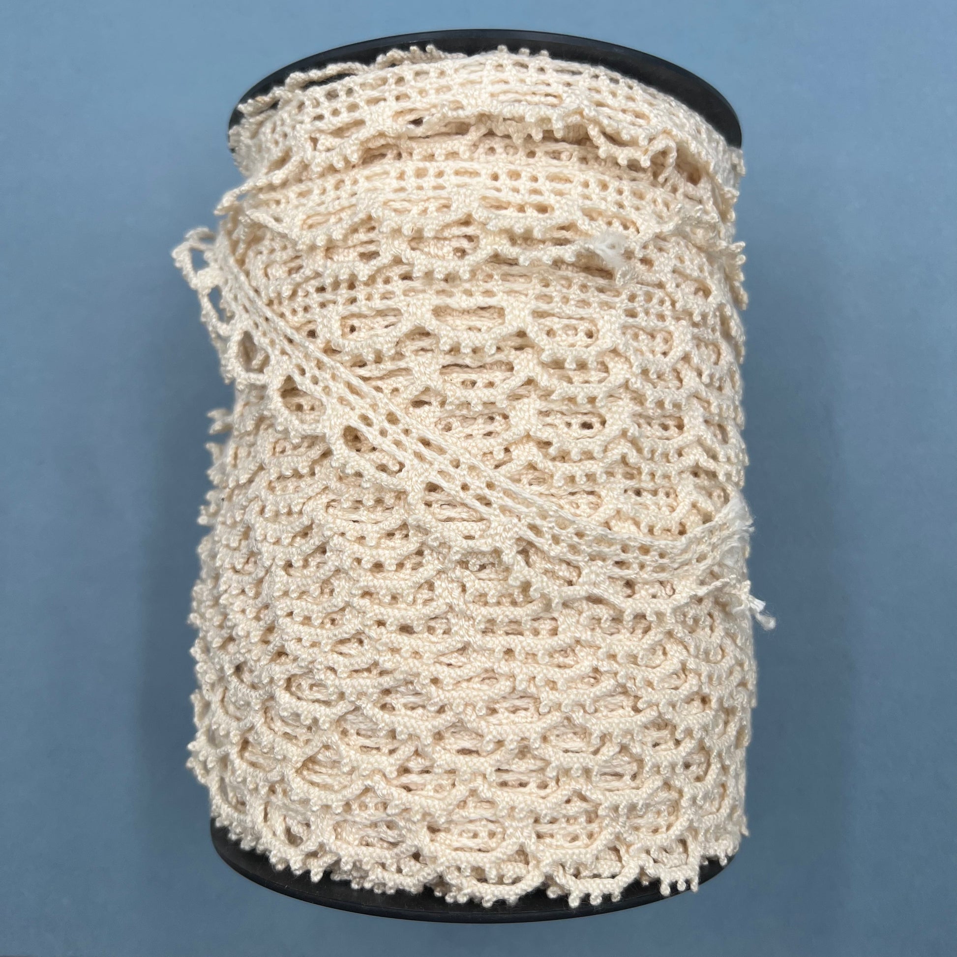 Wholesale Vintage French Lace Trim – 104m – Le Puy-en-Velay Cotton Lace - Bobbins&Needles