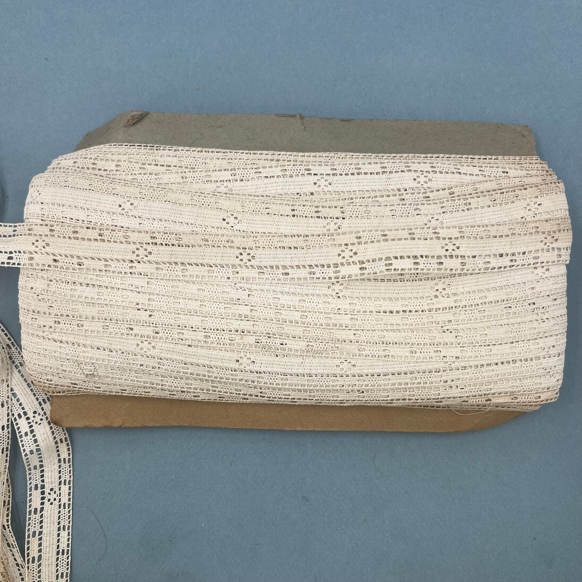 Wholesale Vintage French Lace Trim – 57m – Le Puy-en-Velay Cotton Lace - Bobbins&Needles