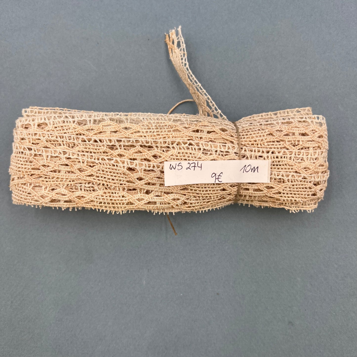 Wholesale Vintage French Lace Trim – 10, – Le Puy-en-Velay Cotton Lace
