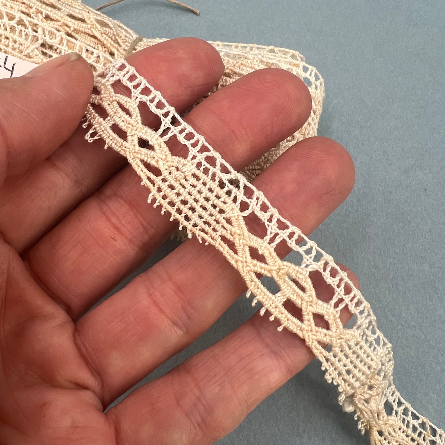 Wholesale Vintage French Lace Trim – 10, – Le Puy-en-Velay Cotton Lace