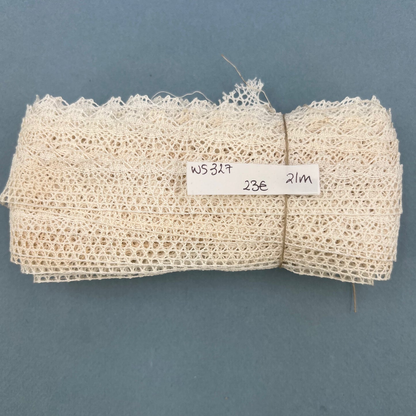 Wholesale Vintage French Lace Trim – 21m – Le Puy-en-Velay Cotton Lace