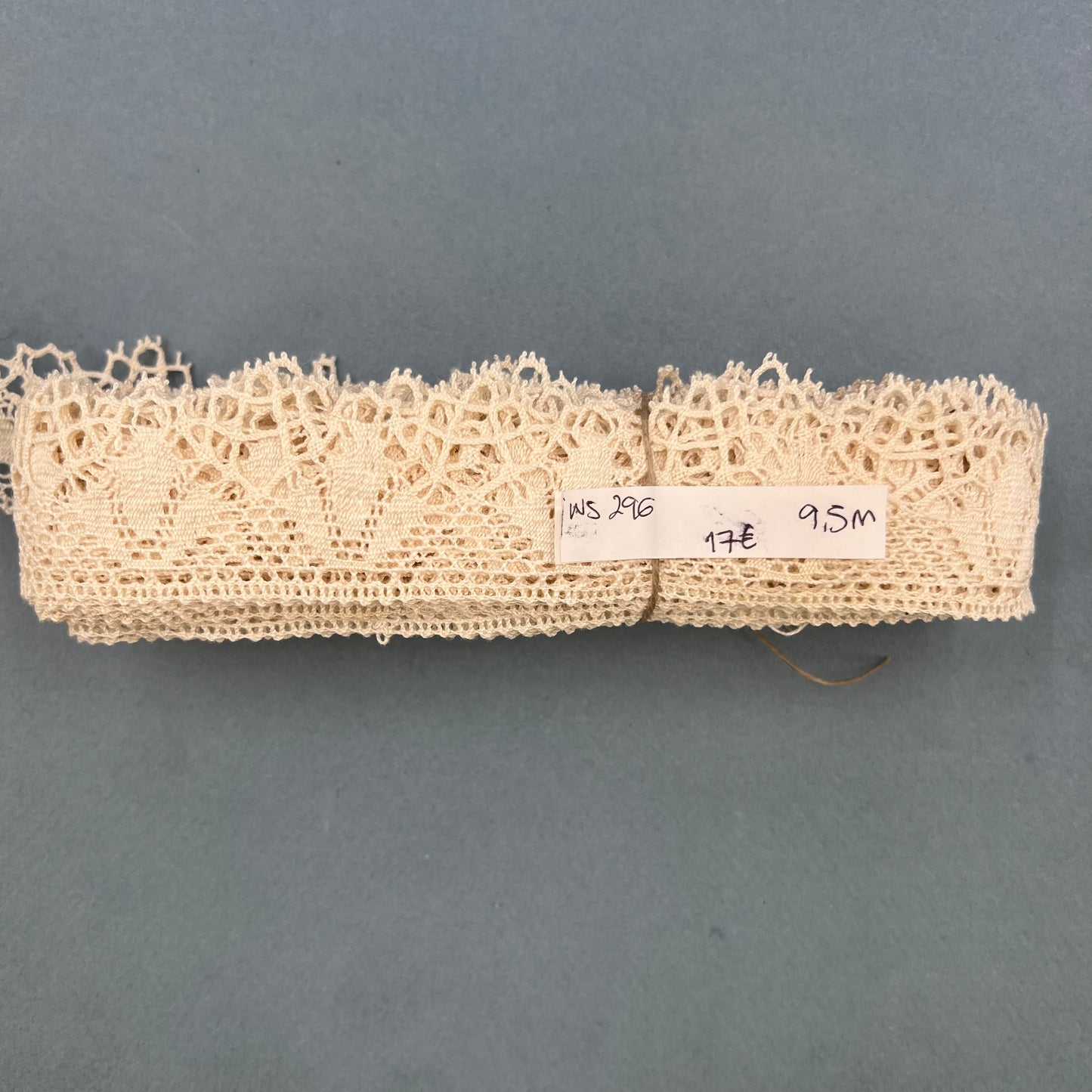 Wholesale Vintage French Lace Trim – 9,5m – Le Puy-en-Velay Cotton Lace