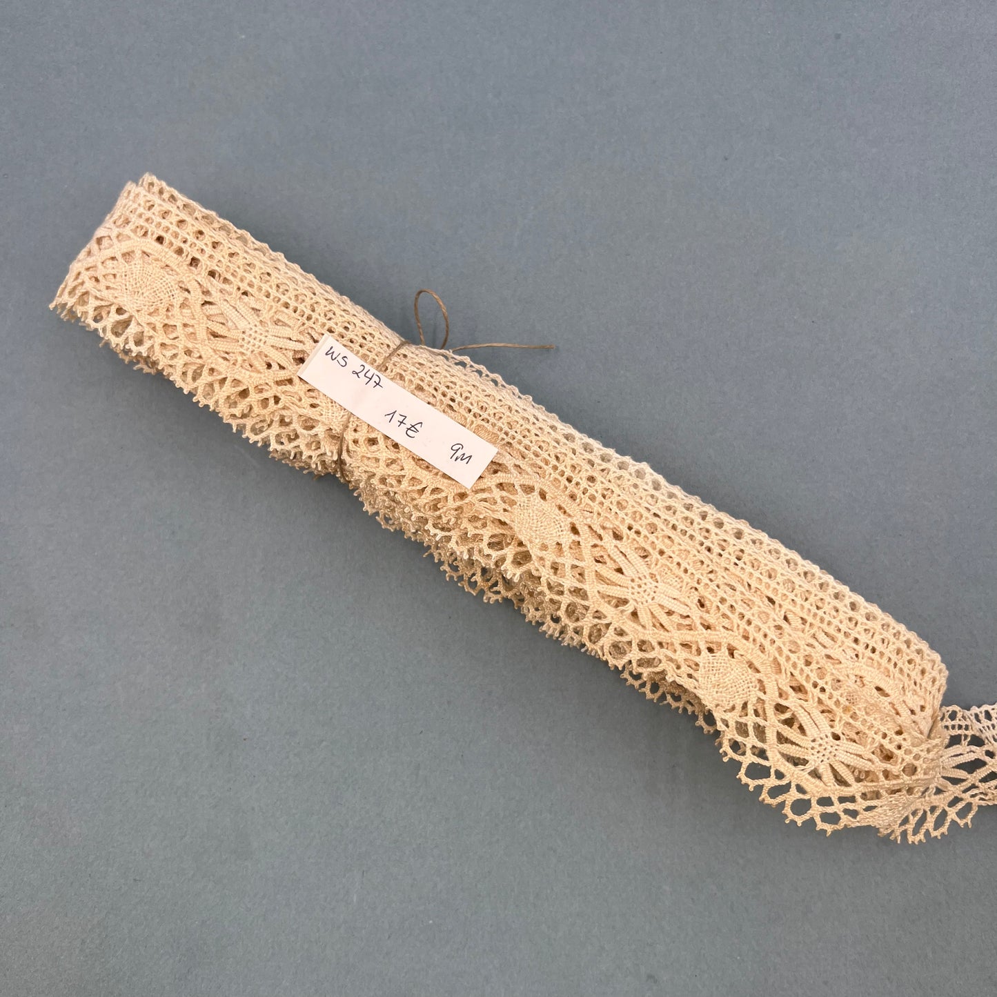 Wholesale Vintage French Lace Trim – 9m – Le Puy-en-Velay Cotton Lace