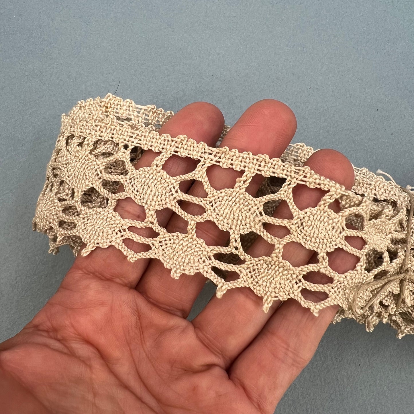 Wholesale Vintage French Lace Trim – 8m – Le Puy-en-Velay Cotton Lace