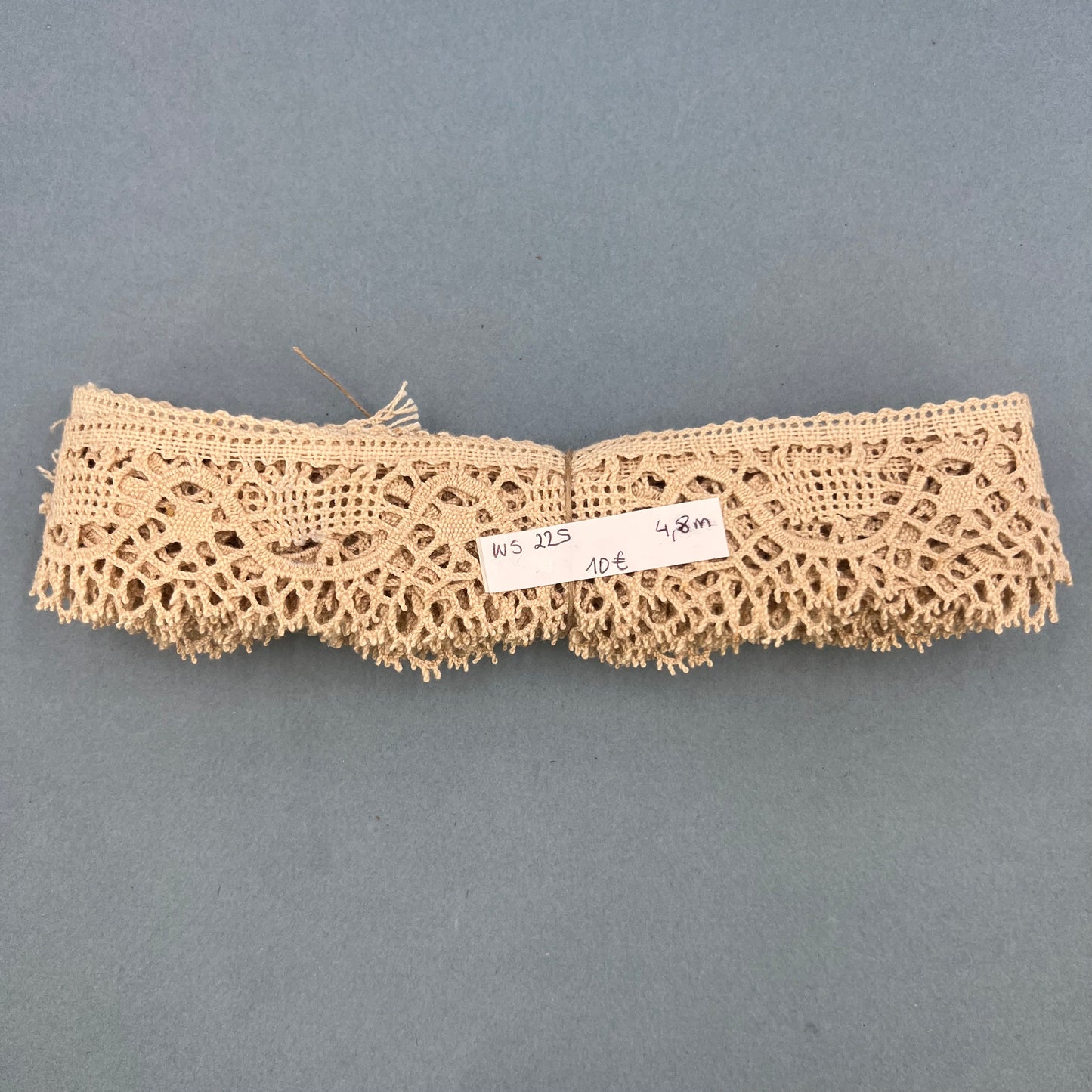 Wholesale Vintage French Lace Trim – 4.8m – Le Puy-en-Velay Cotton Lace