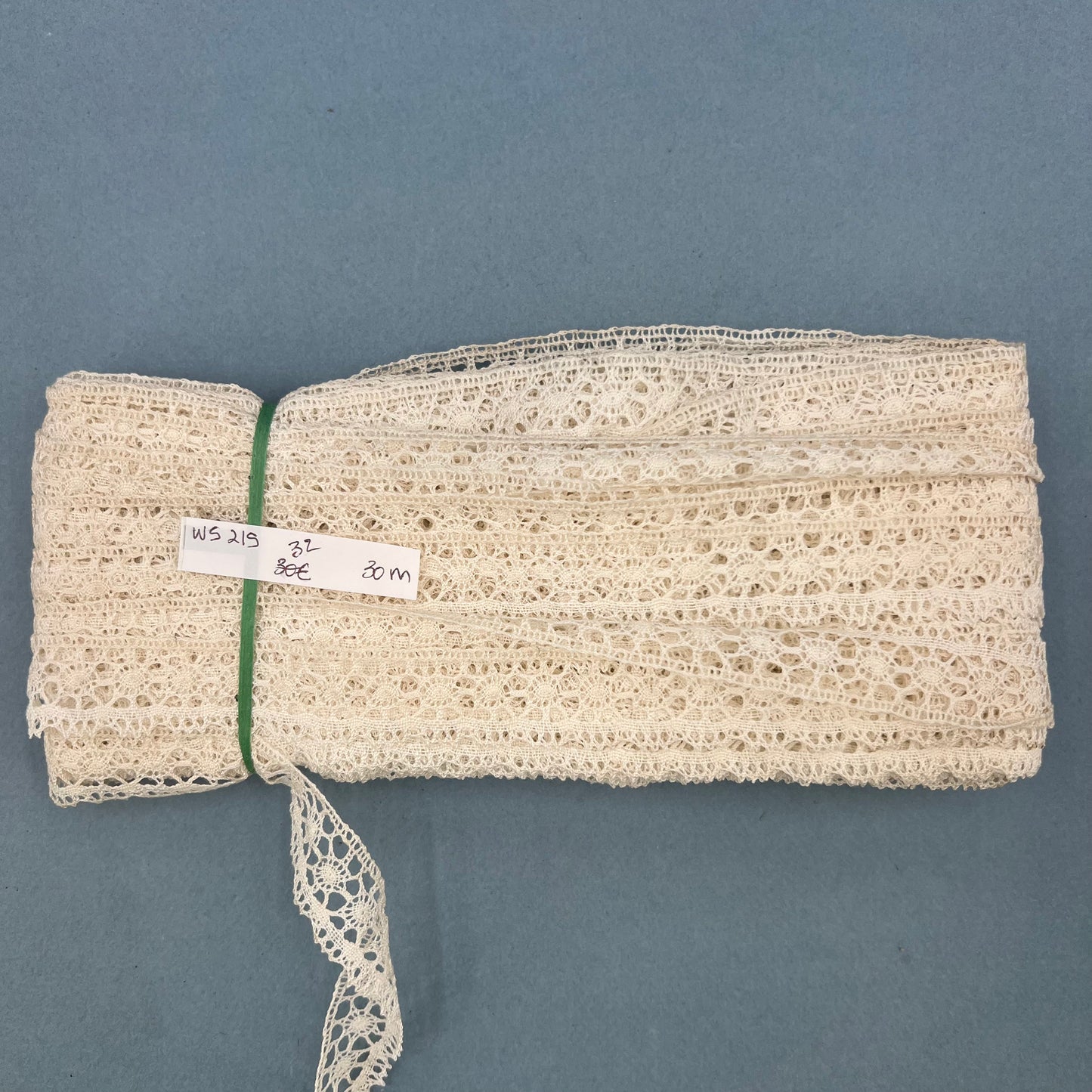 Wholesale Vintage French Lace Trim – 30m – Le Puy-en-Velay Cotton Lace