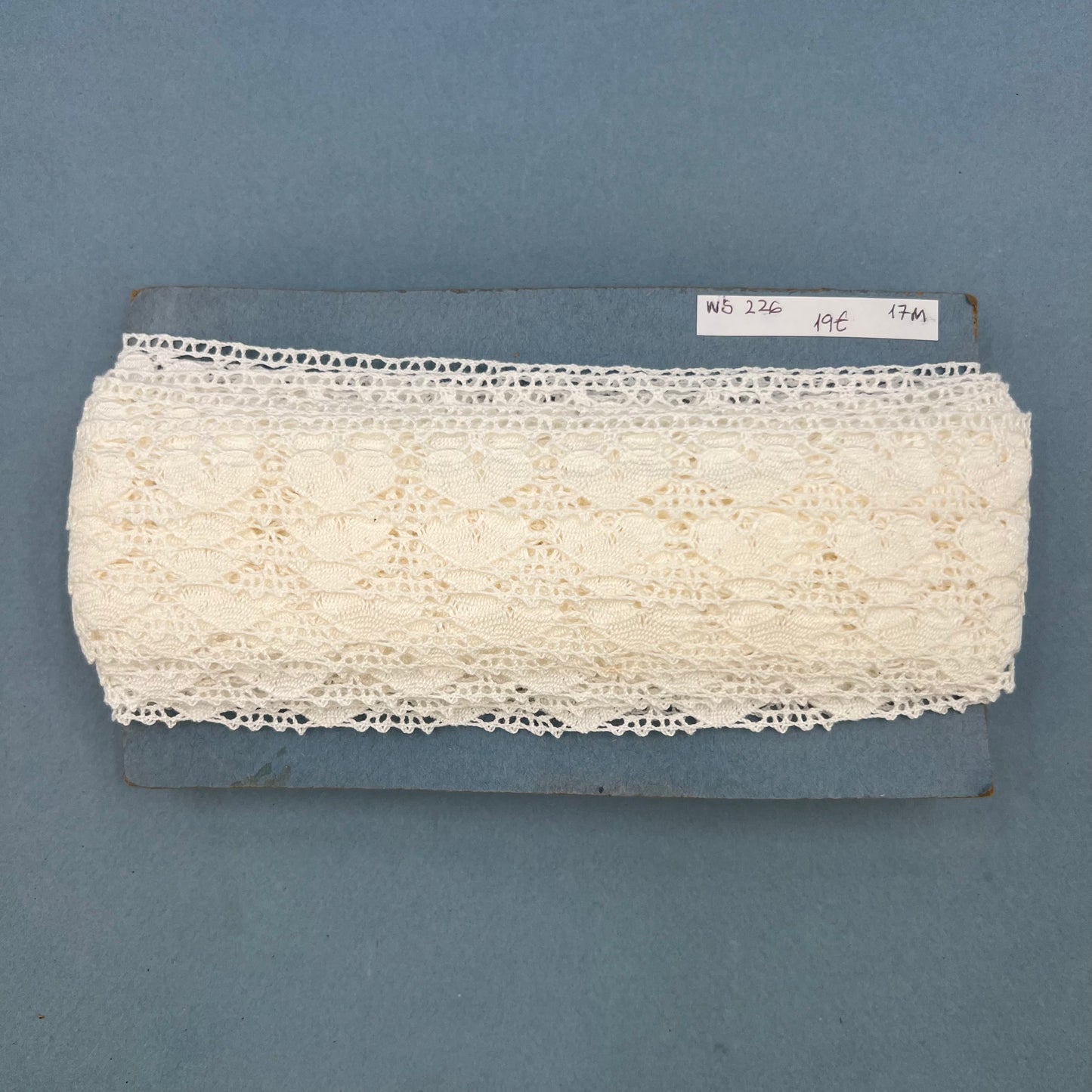 Wholesale Vintage French Lace Trim – 17m – Le Puy-en-Velay Cotton Lace