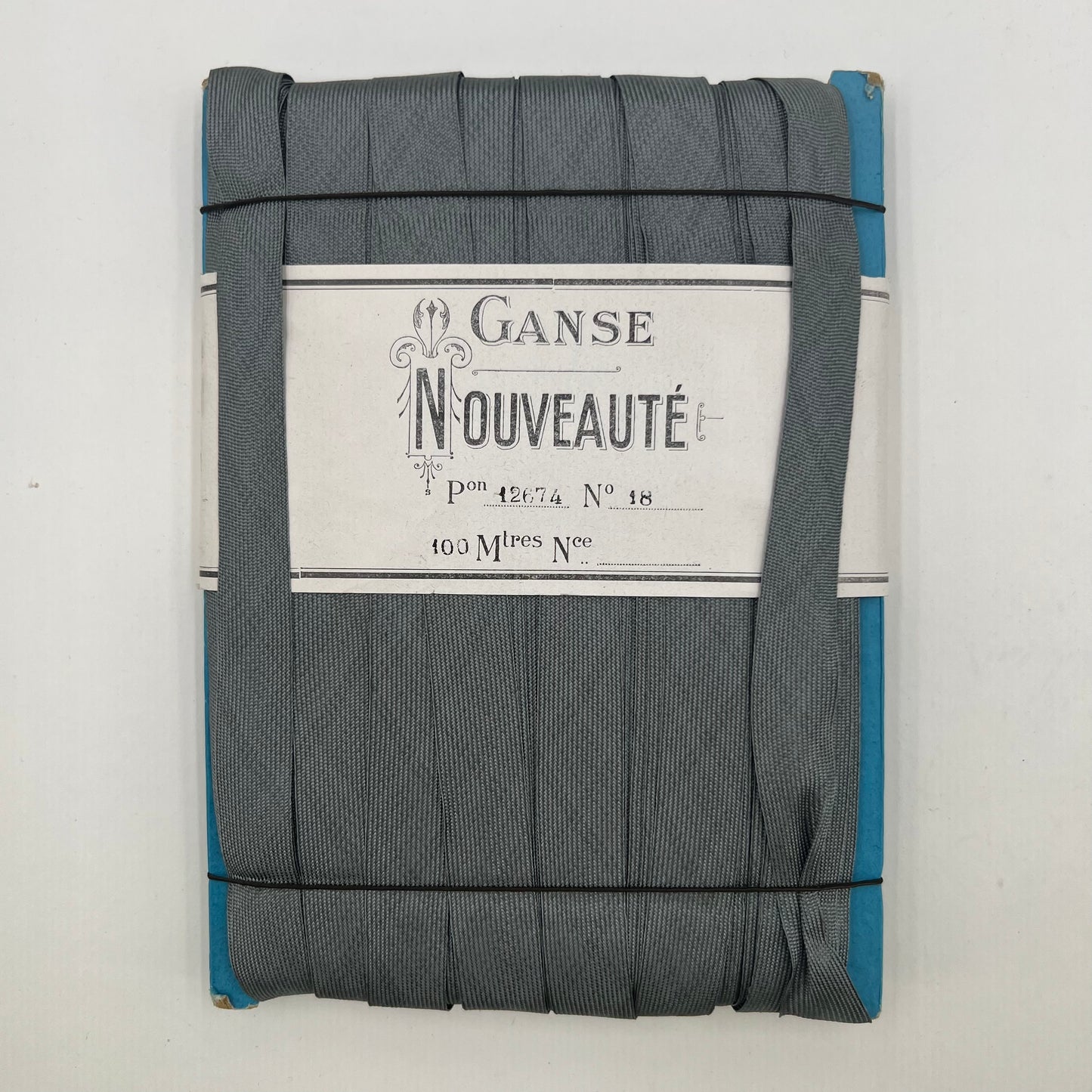 Wholesale Vintage French Woven Ganse Trim Grey –  100m