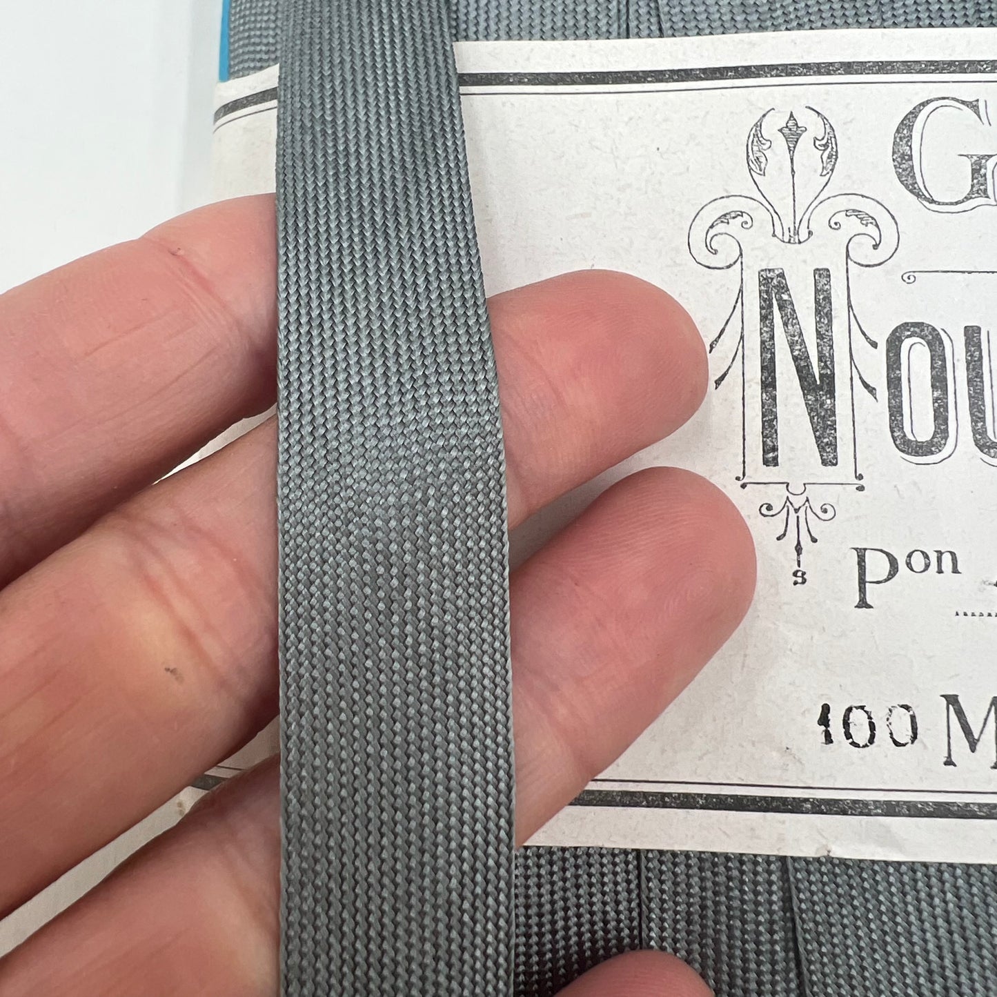 Wholesale Vintage French Woven Ganse Trim Grey –  100m
