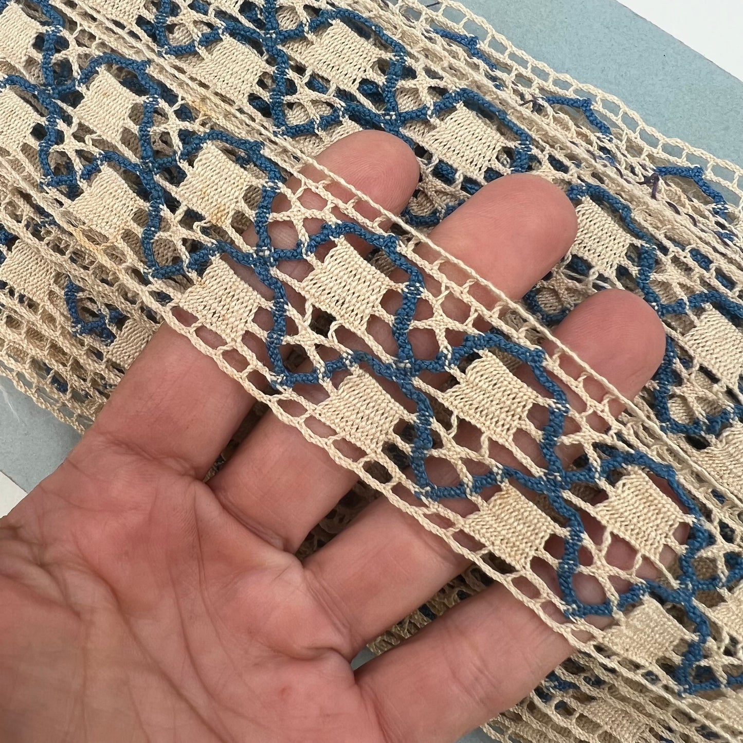 Wholesale Vintage French Lace Trim – 28m – Le Puy-en-Velay Cotton Lace