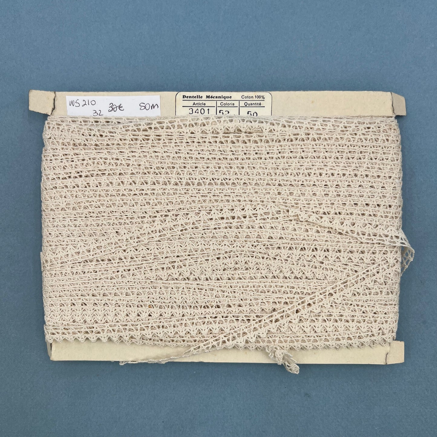 Wholesale Vintage French Lace Trim – 50m – Le Puy-en-Velay Cotton Lace