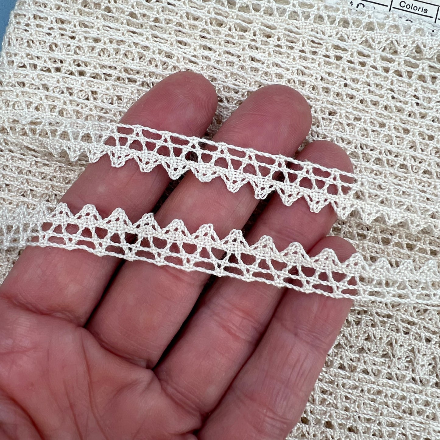 Wholesale Vintage French Lace Trim – 50m – Le Puy-en-Velay Cotton Lace