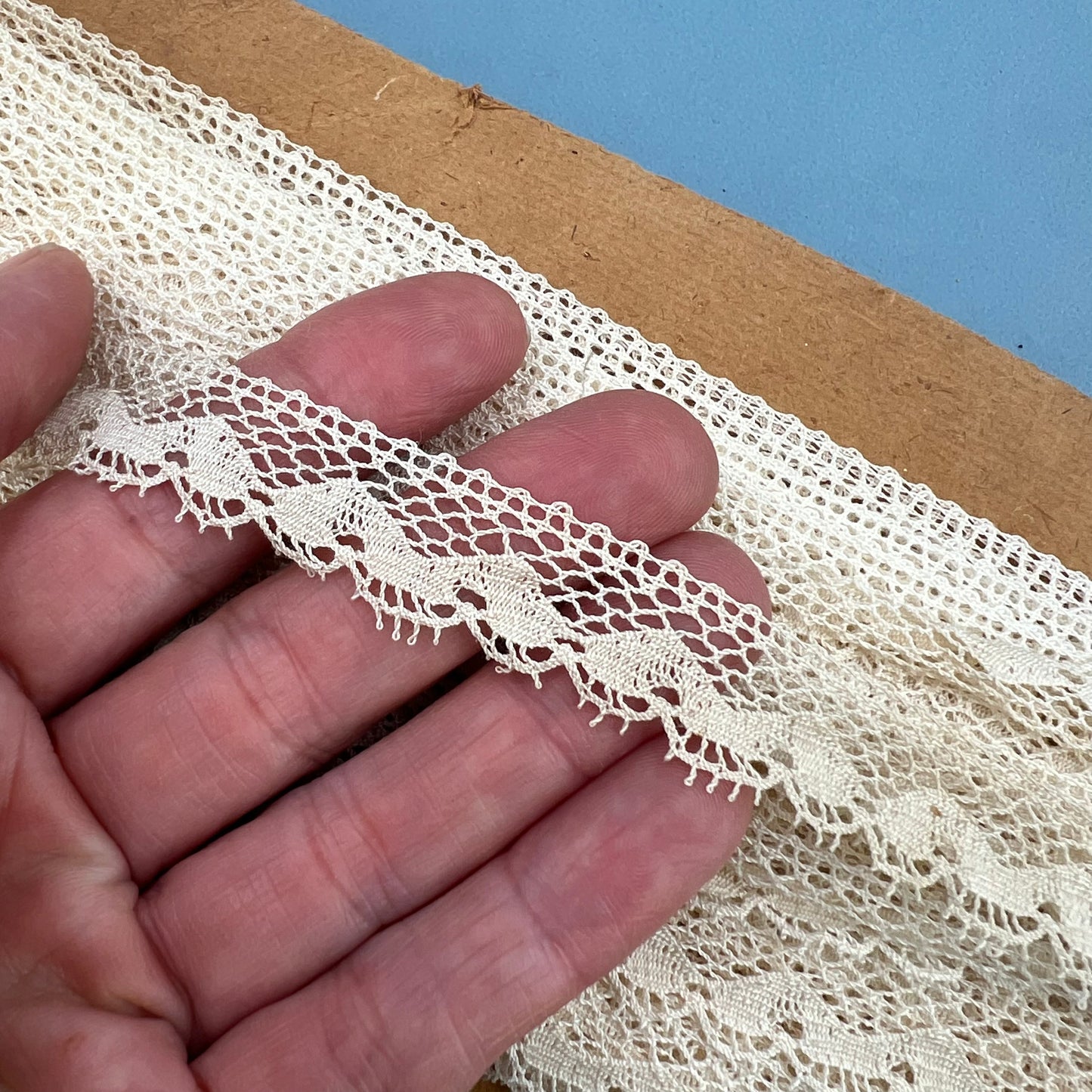 Wholesale Vintage French Lace Trim –  – Le Puy-en-Velay Cotton Lace (Copy)