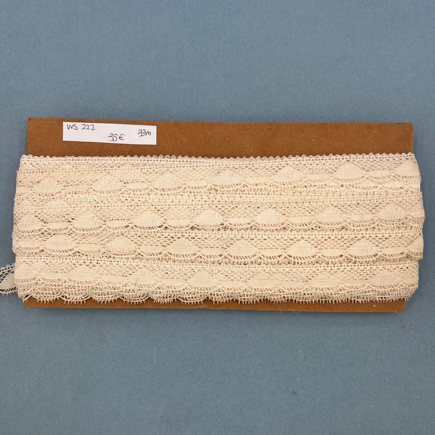 Wholesale Vintage French Lace Trim – 33m – Le Puy-en-Velay Cotton Lace