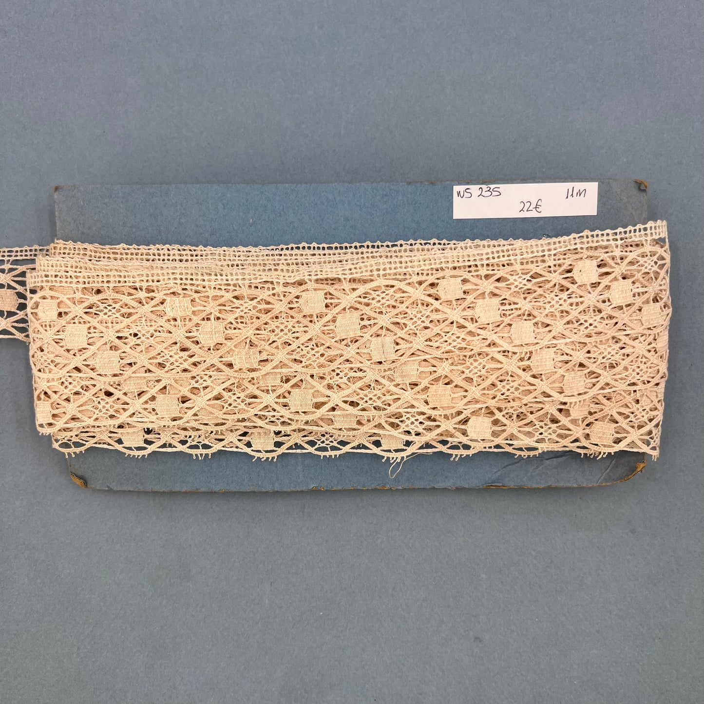 Wholesale Vintage French Lace Trim – 11m – Le Puy-en-Velay Cotton Lace