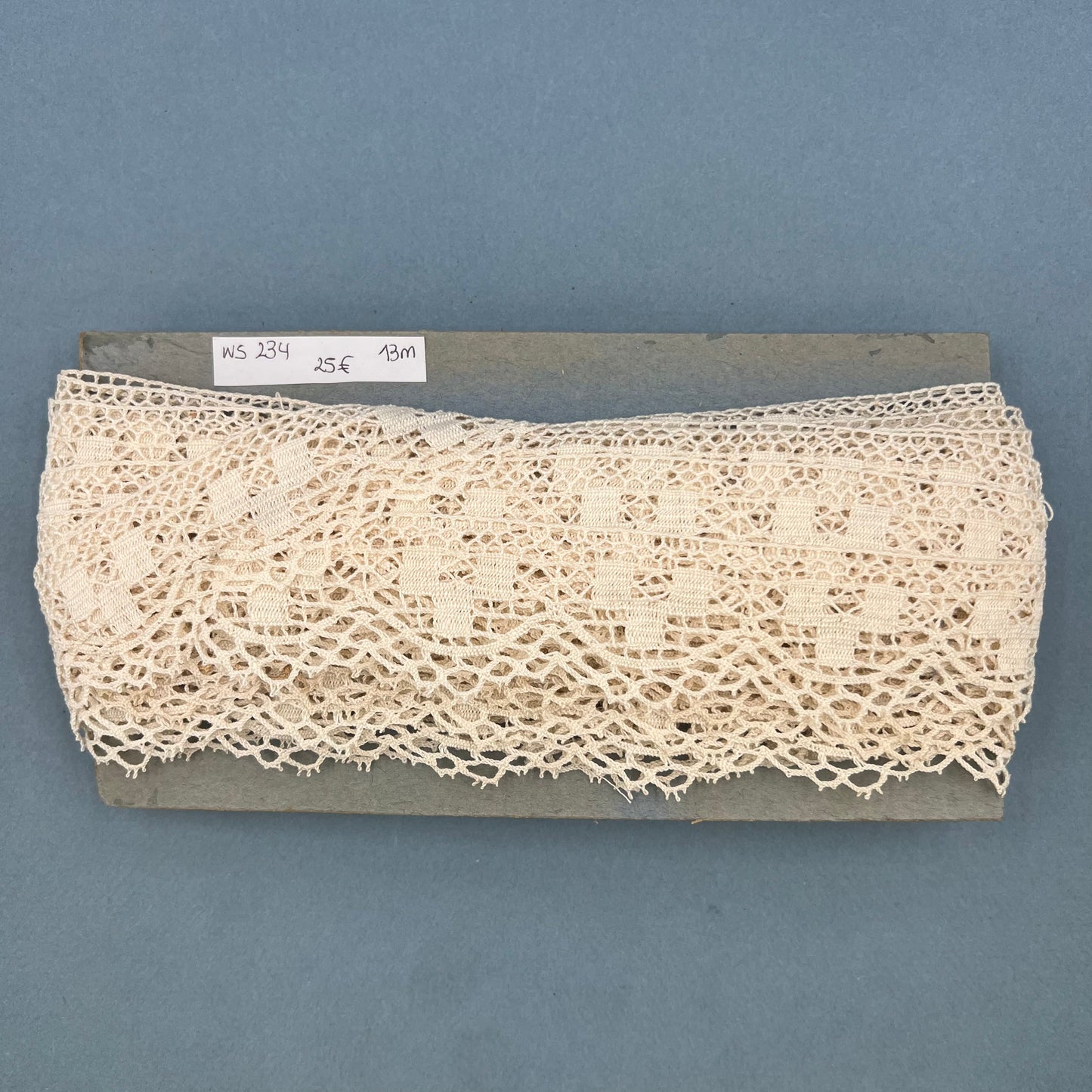 Wholesale Vintage French Lace Trim – 13m – Le Puy-en-Velay Cotton Lace