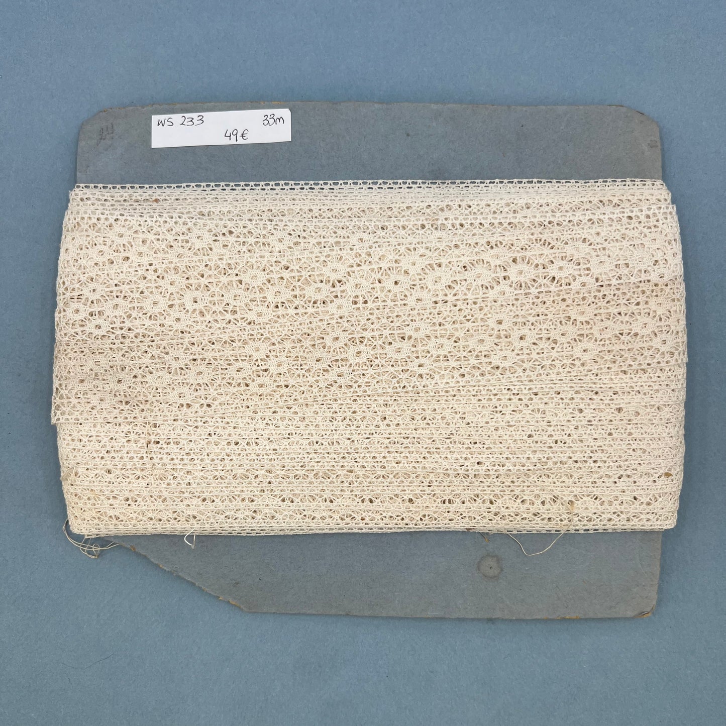 Wholesale Vintage French Lace Trim – 33m – Le Puy-en-Velay Cotton Lace