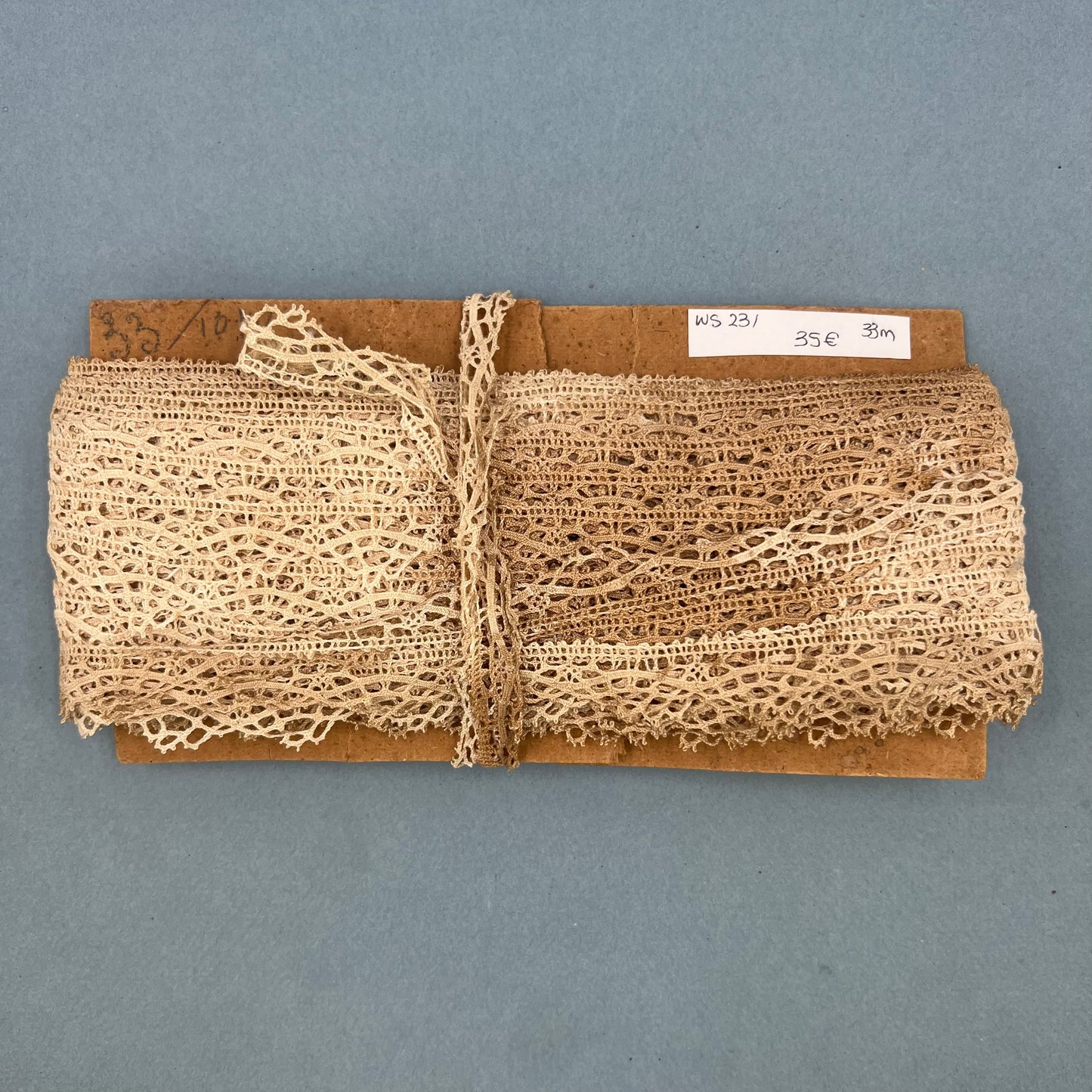 Wholesale Vintage French Lace Trim – 33m – Le Puy-en-Velay Cotton Lace