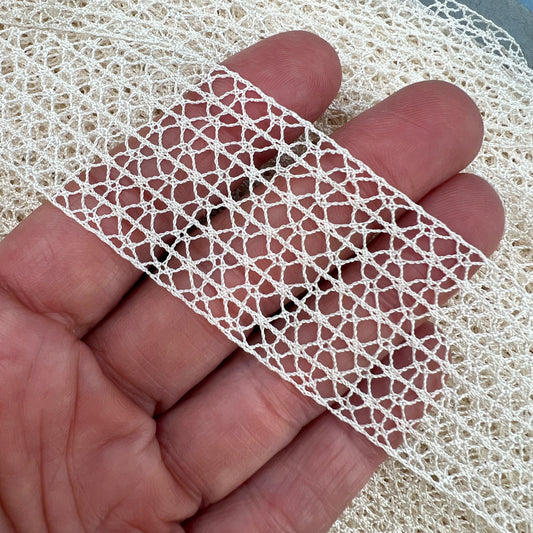 Wholesale Vintage French Lace Trim – 80m – Le Puy-en-Velay Cotton Lace - Bobbins&Needles