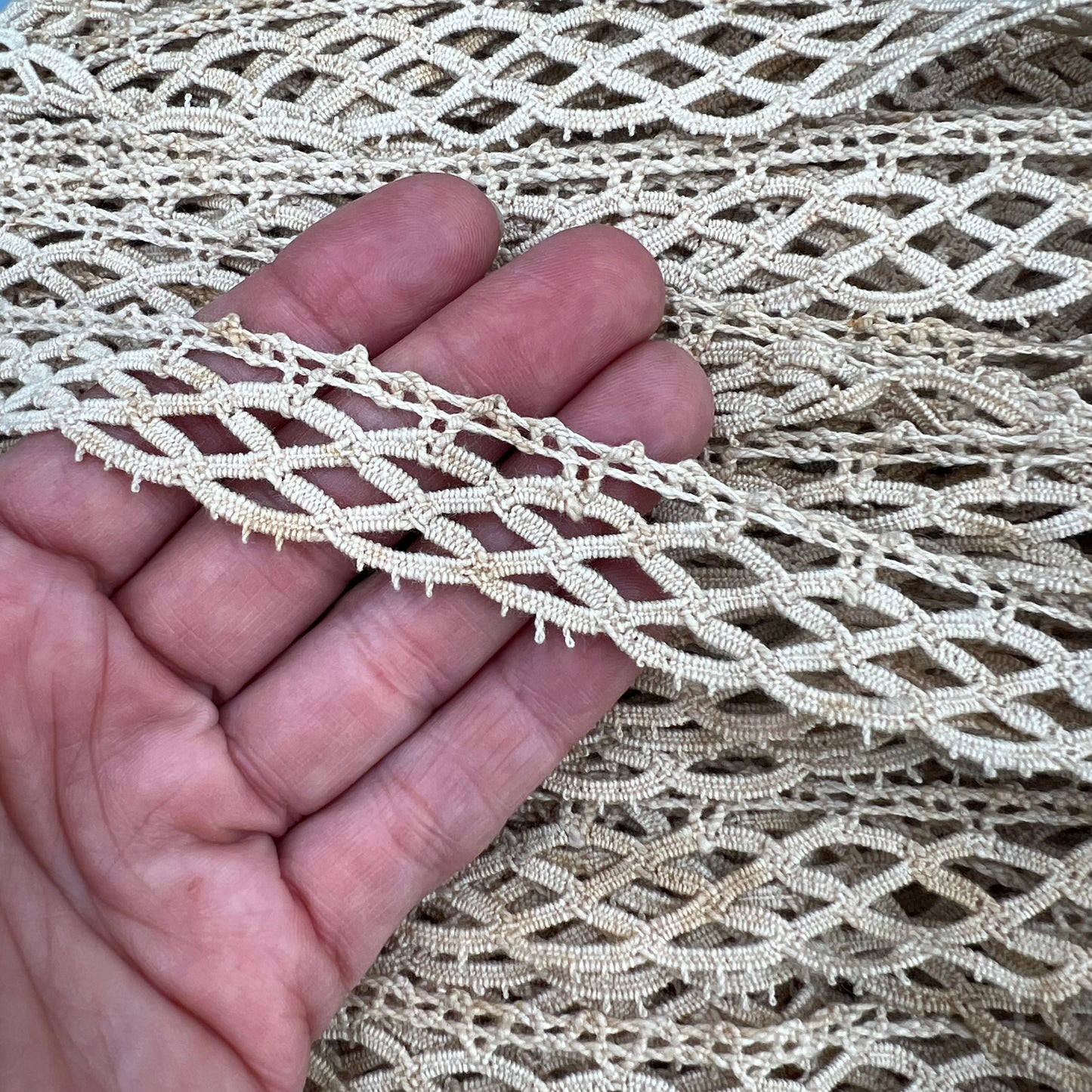 Wholesale Vintage French Lace Trim – 100m – Le Puy-en-Velay Cotton Lace