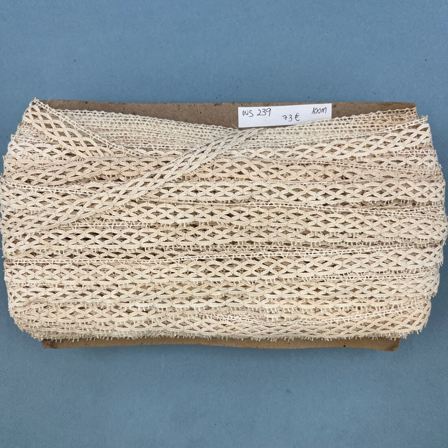 Wholesale Vintage French Lace Trim – 100m – Le Puy-en-Velay Cotton Lace