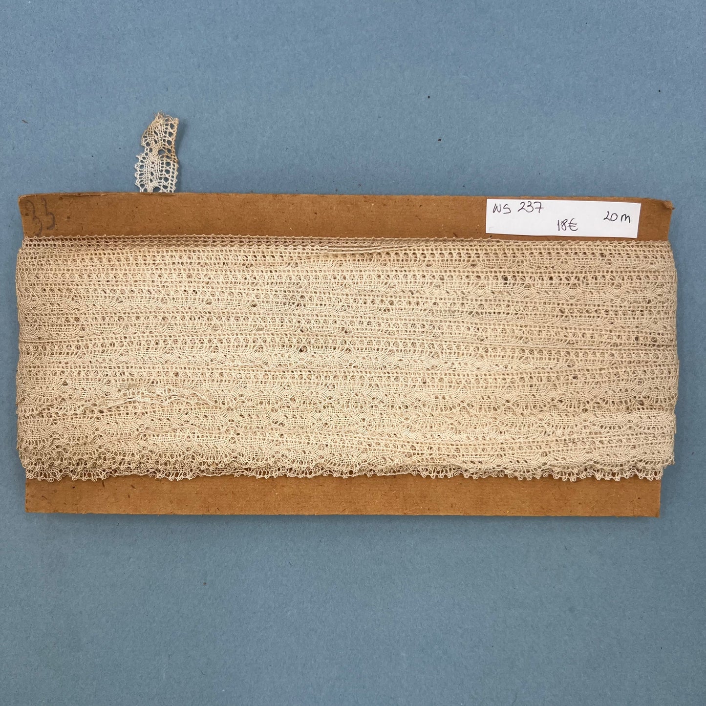 Wholesale Vintage French Lace Trim – 20m – Le Puy-en-Velay Cotton Lace