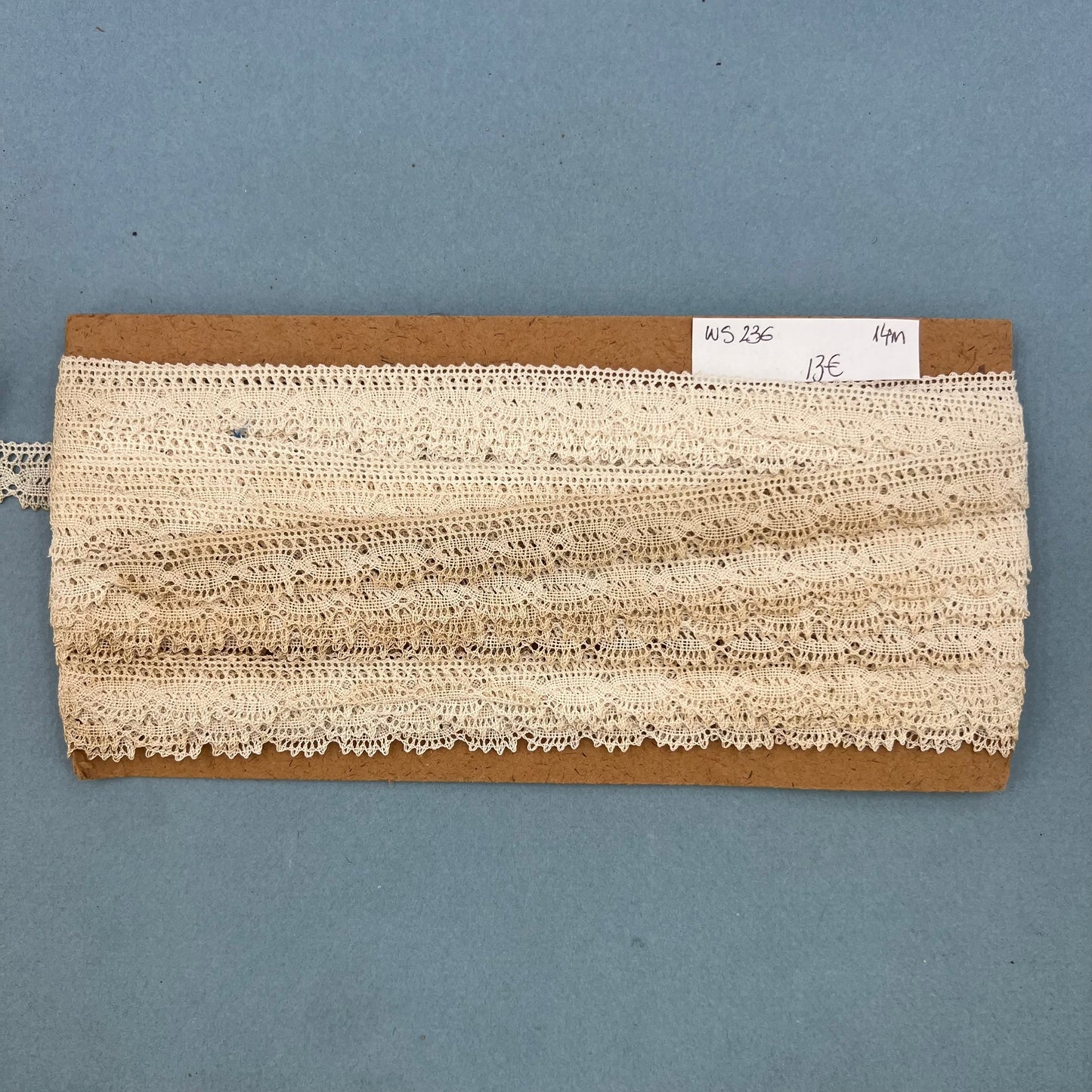 Wholesale Vintage French Lace Trim – 14m – Le Puy-en-Velay Cotton Lace